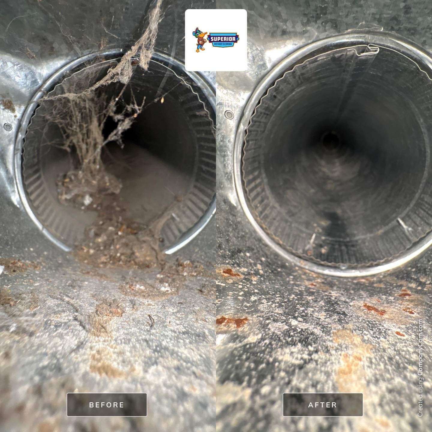 Air Duct Cleaning With a Vacuum Truck in Deerfield, OH by Superior Air Duct Cleaning