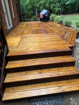 Deck using Wood Sealant