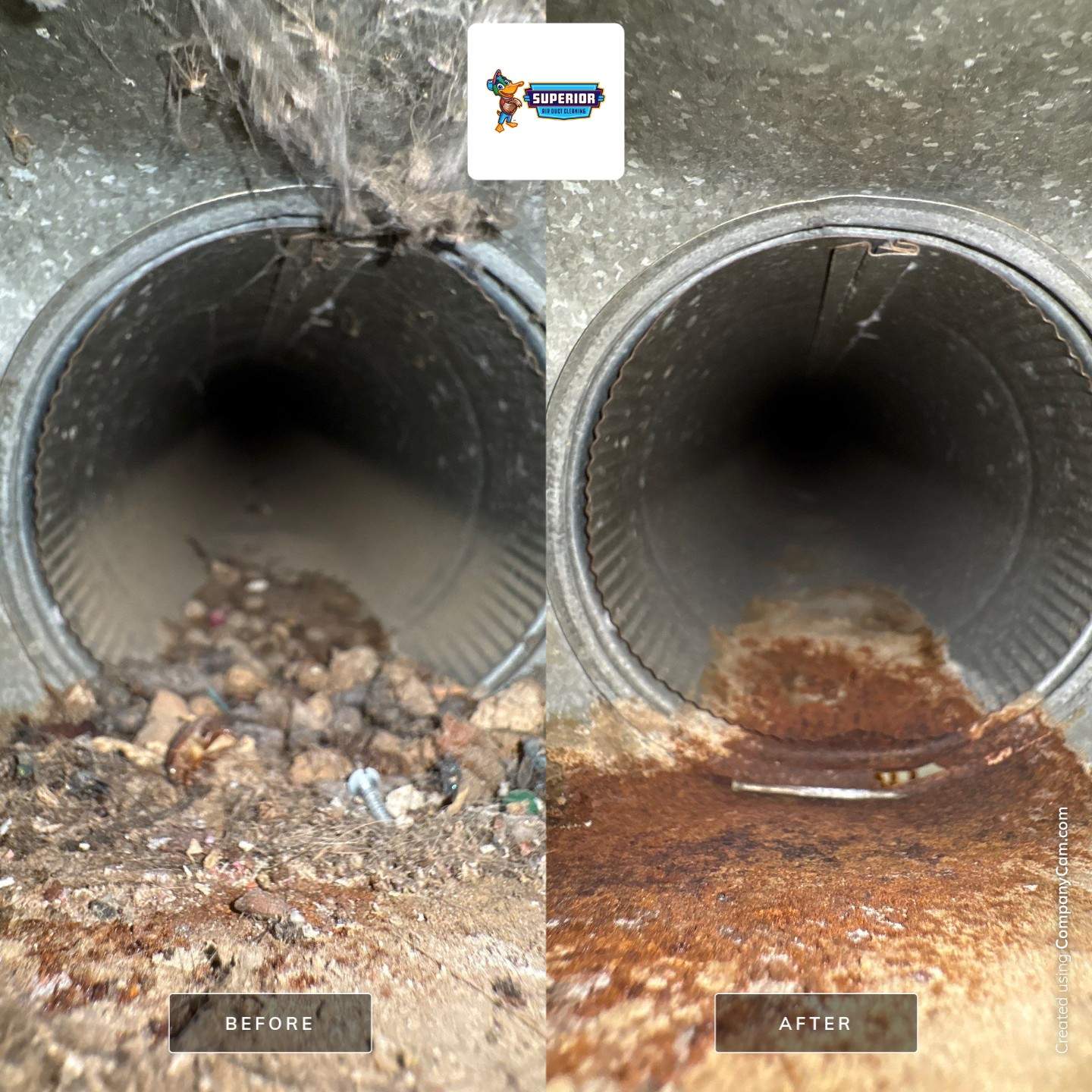 Air Duct Cleaning With a Vacuum Truck in Salem, OH by Superior Air Duct Cleaning