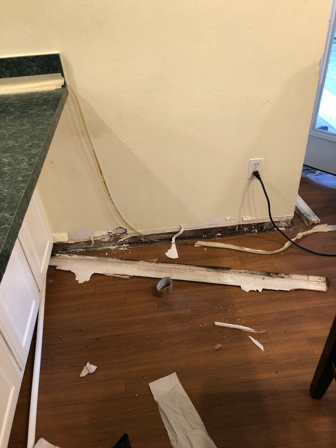 Home Remodel after Huge Water Damage by L&T General Contractors and Restoration INC