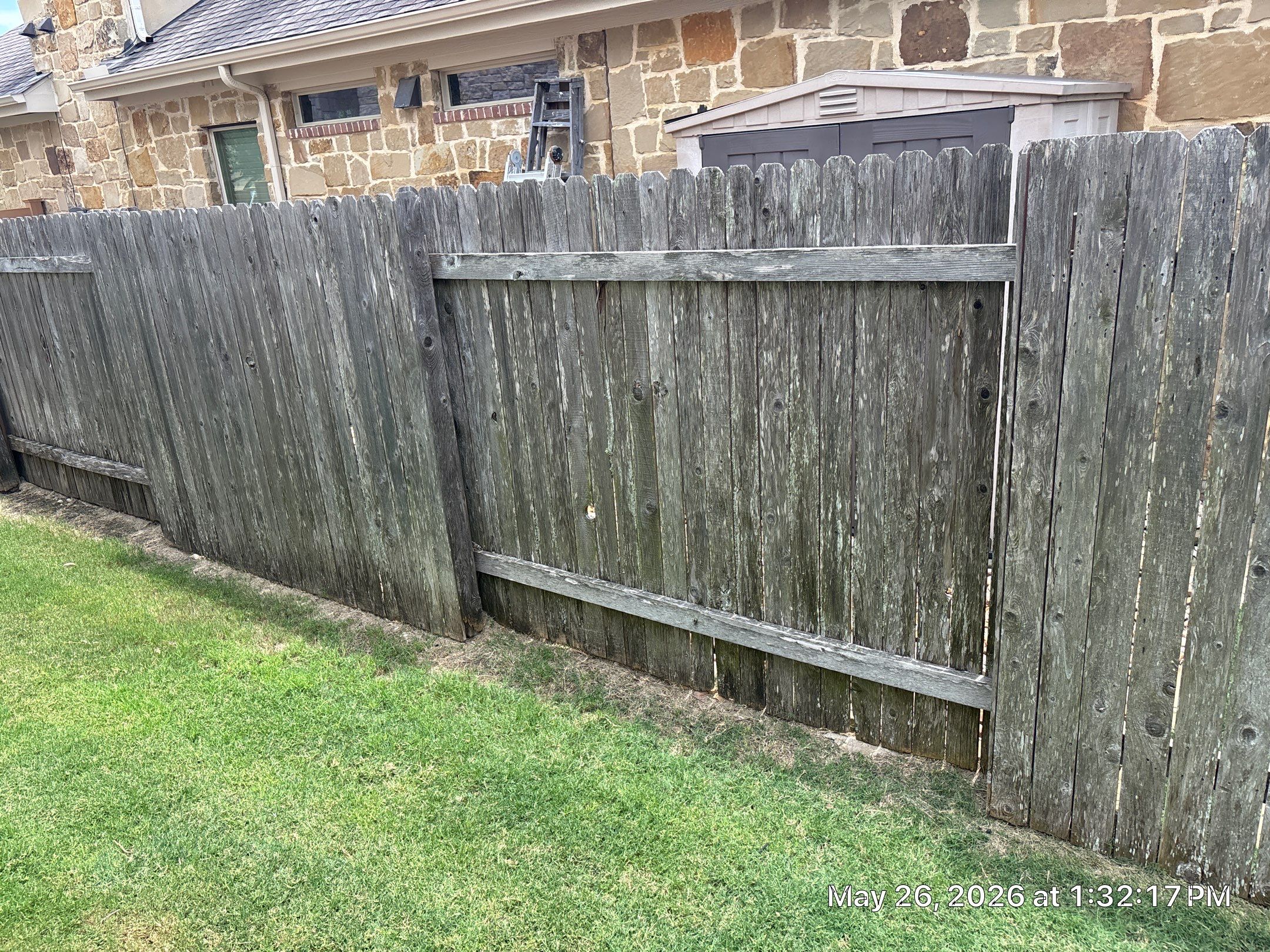 Residential Wood Fence in Austin by RoofsOnly.com