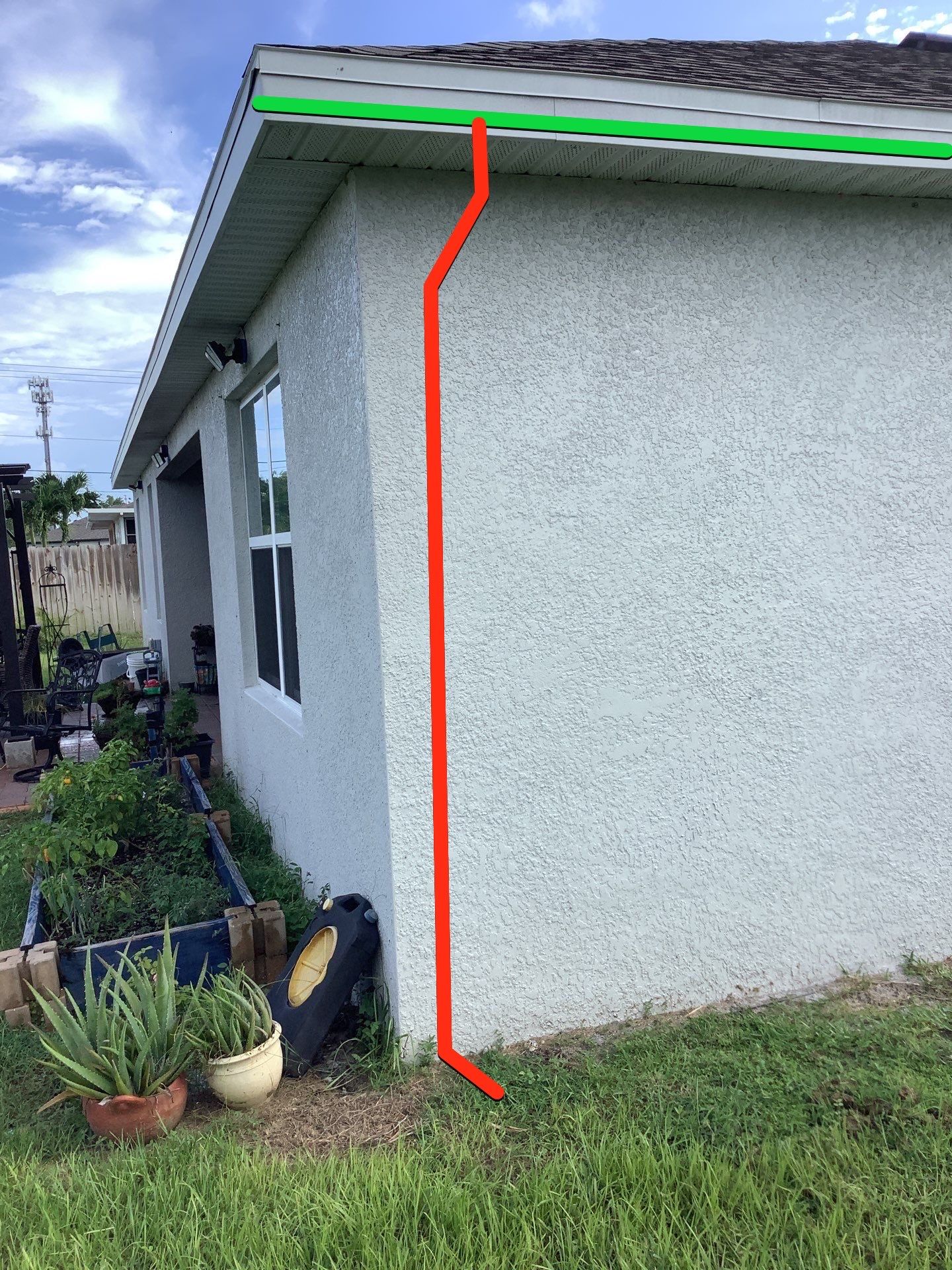 Brown Seamless Gutters using Royal Brown in Cape Coral FL by Gutter Professors