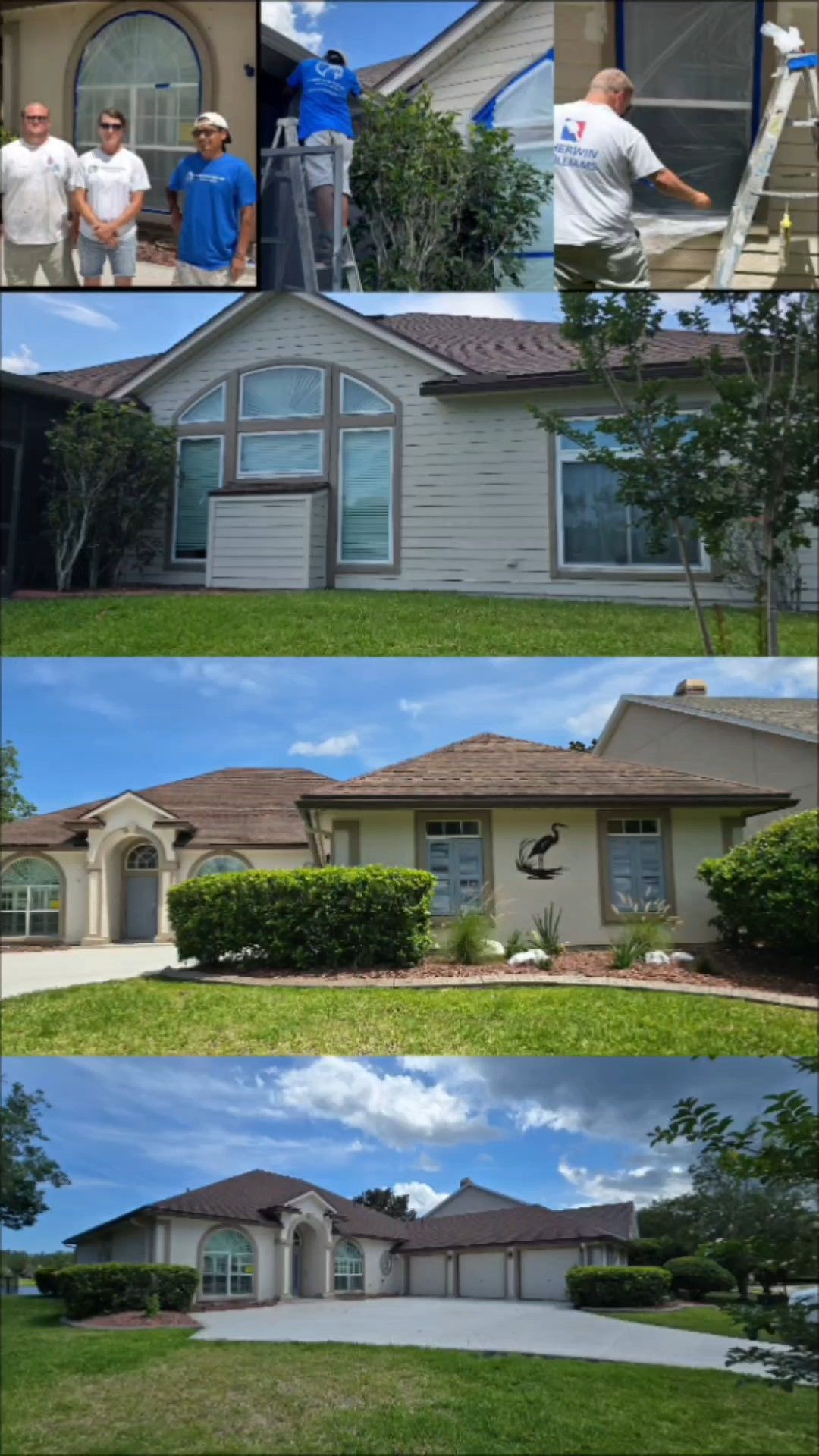 James Hardie Siding Painting in St. Johns FL with Emerald Rain Refresh by A New Leaf Painting, LLC