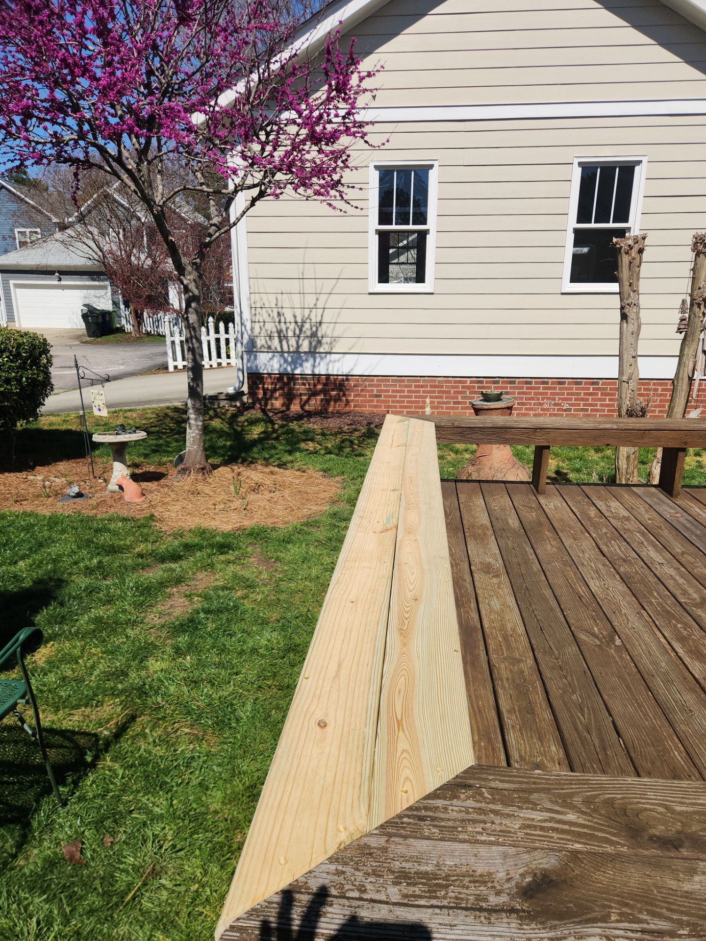 Weathered Deck using Wood Sealant + Board Replacements by DuraSeal