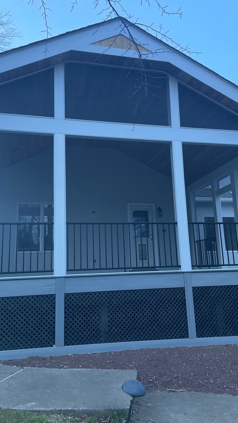 New Deck with Porch In Marlboro by deck guardian