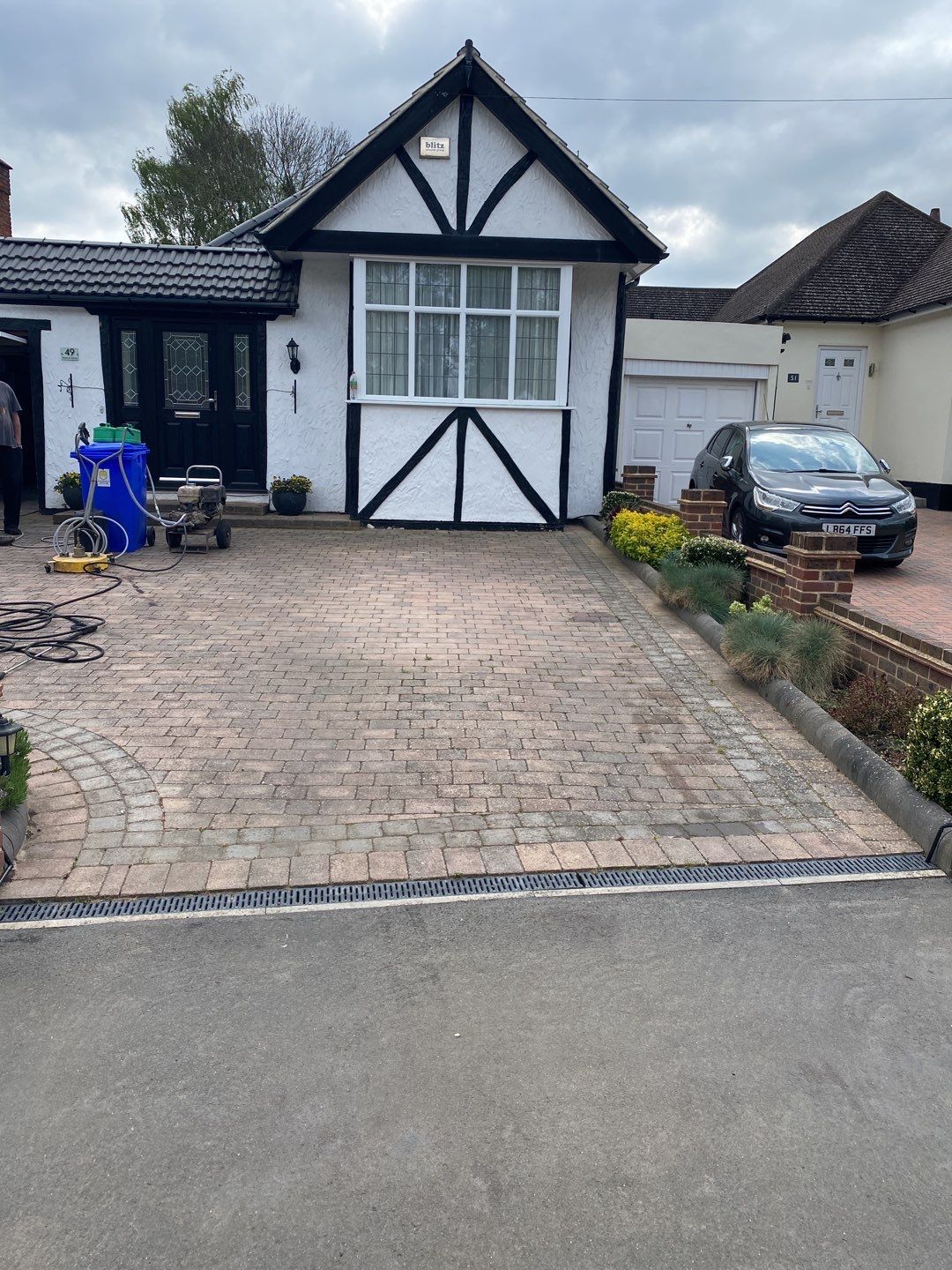 Driveway Clean using honda 21 ltr/min by Ges Exterior Cleaning ltd