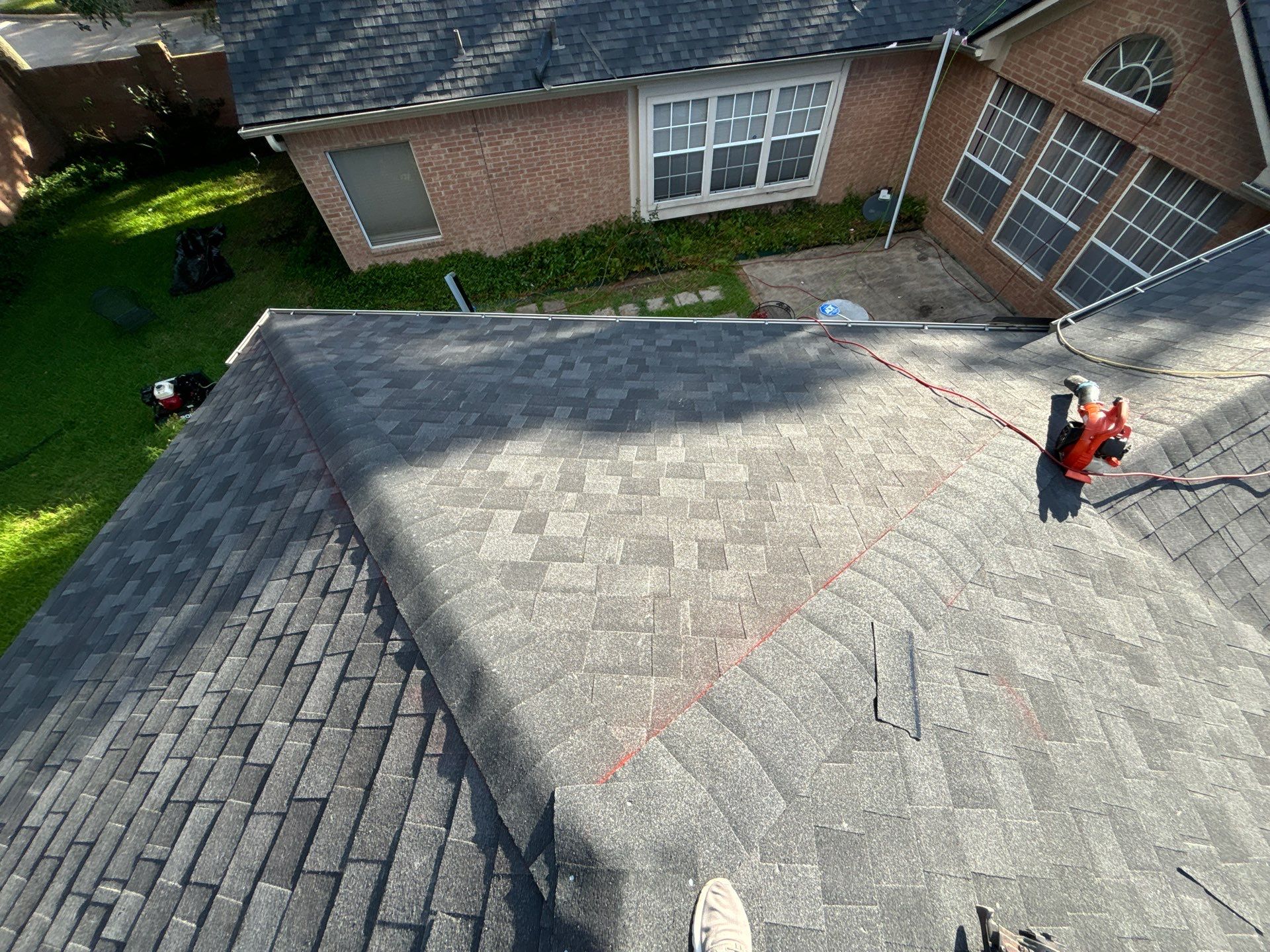 Residential Roofing Installation using Owen's Corning Duration (Lifetime) Shingles by Roof Repair Company