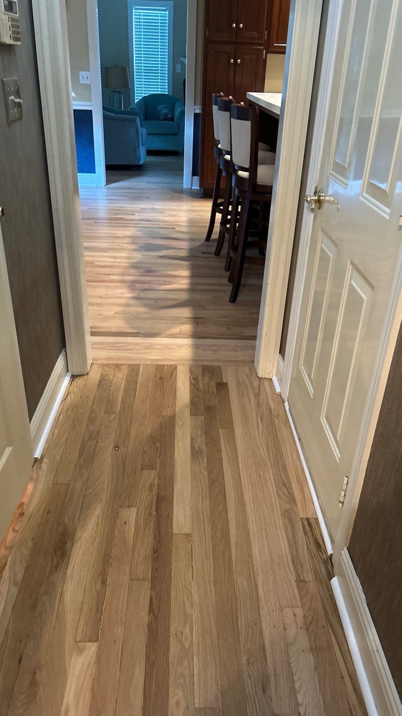 Natural refinish by Footprints Floors of Nashville