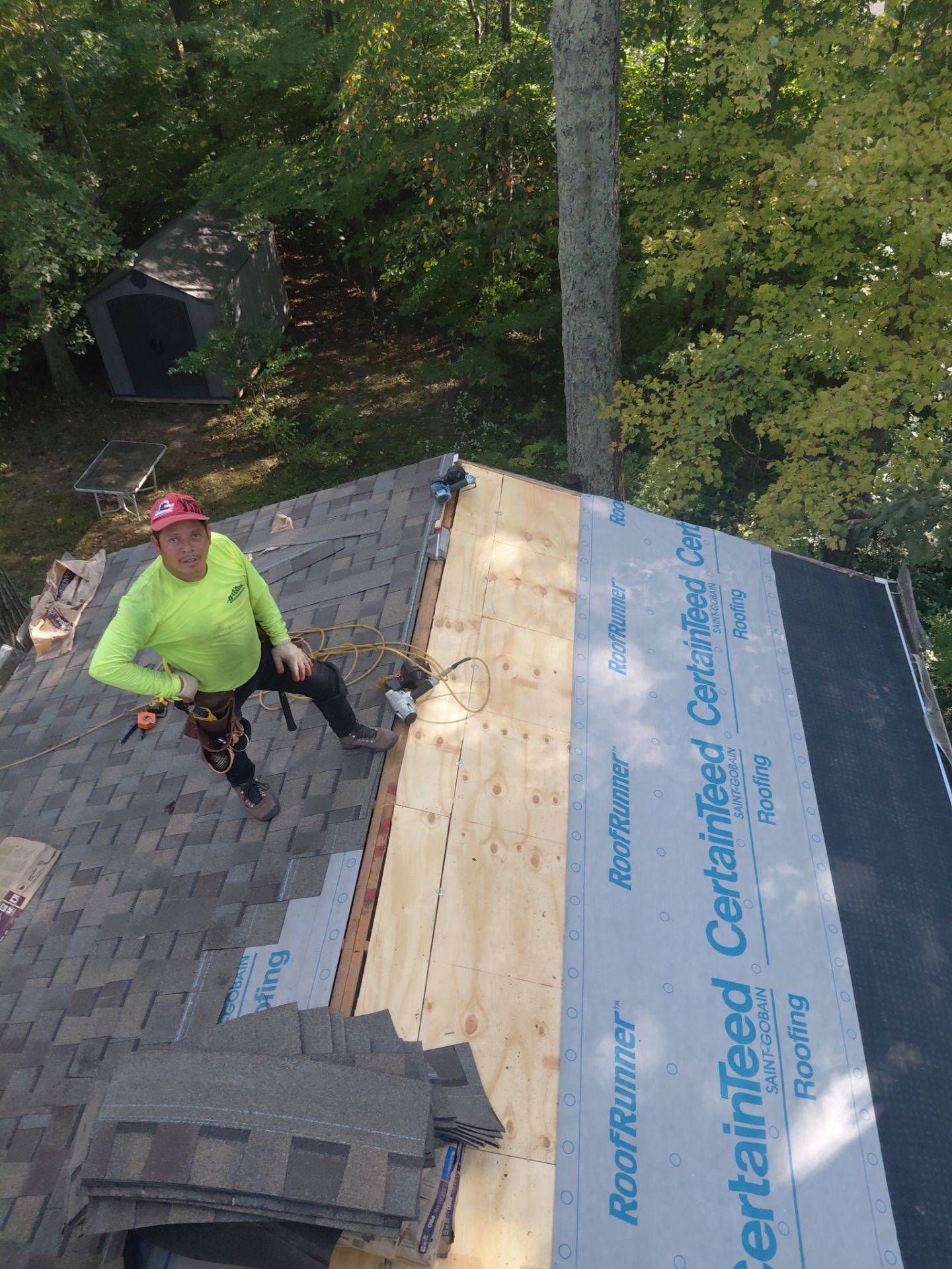 Springfield : Residential Roof Replacement with CertainTeed Landmark Pro in Max Weathered Wood  by RM Banning, Inc.