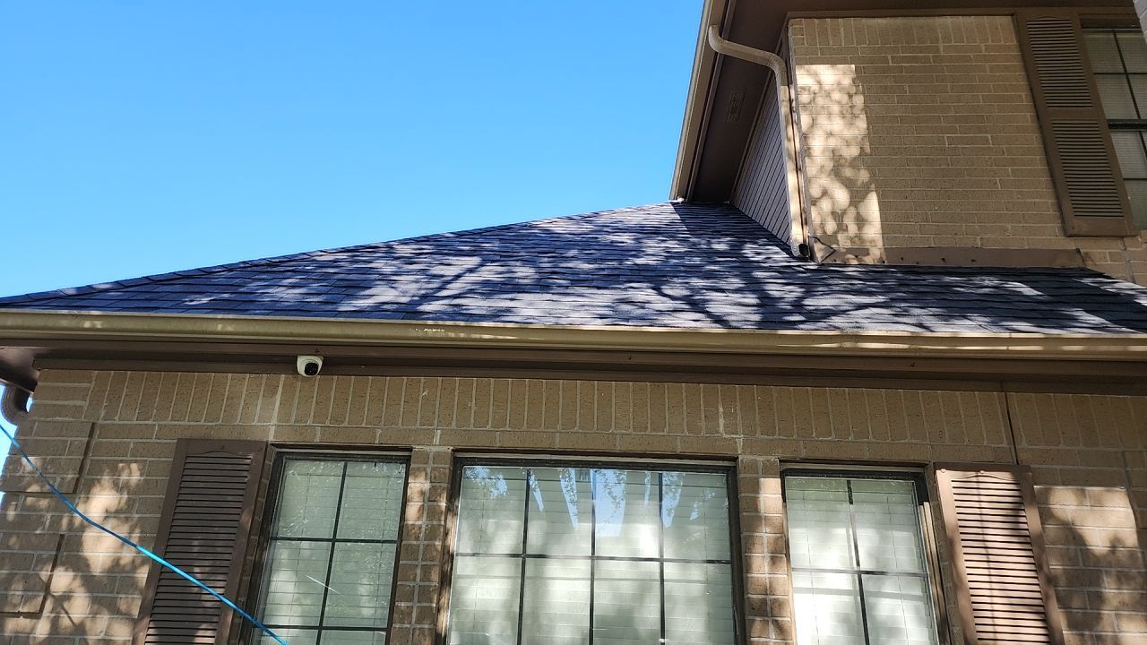 Residential Roofing Installation using Certainteed Landmark Moire Black by Galvan Roofing and Construction