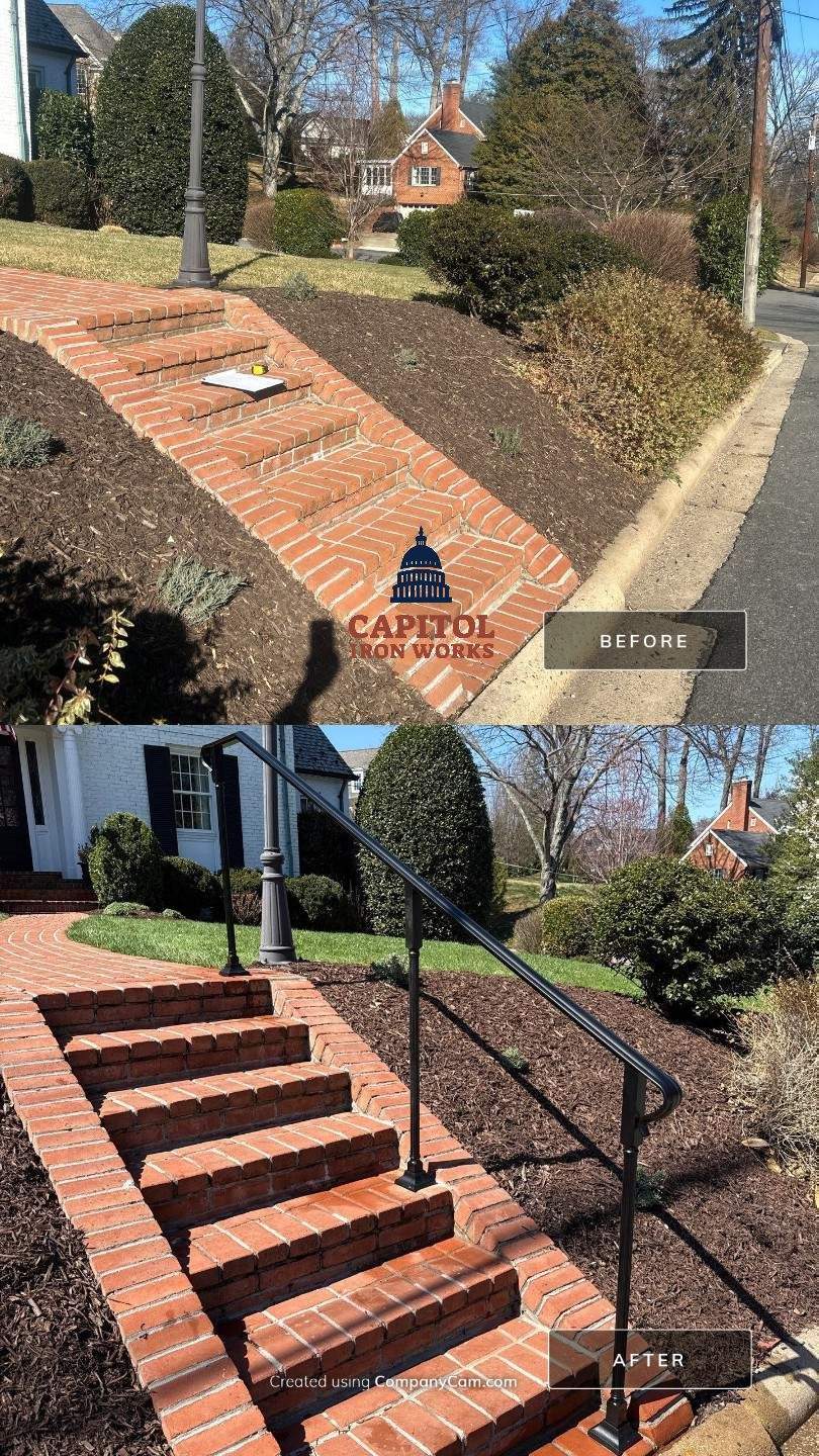 Sleek Minimalist Aluminum Stair Railing – Arlington, VA by Capitol Iron Works