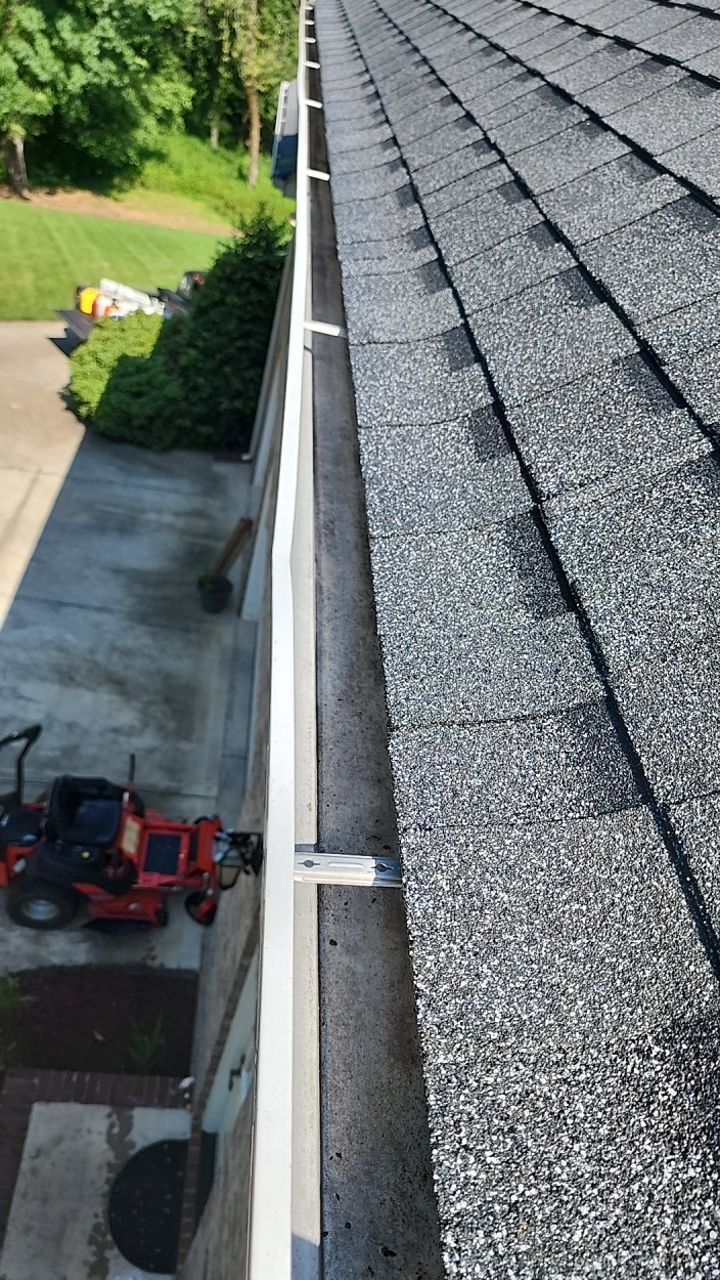 Gutter guard instalation  by Power Wash Masters LLC