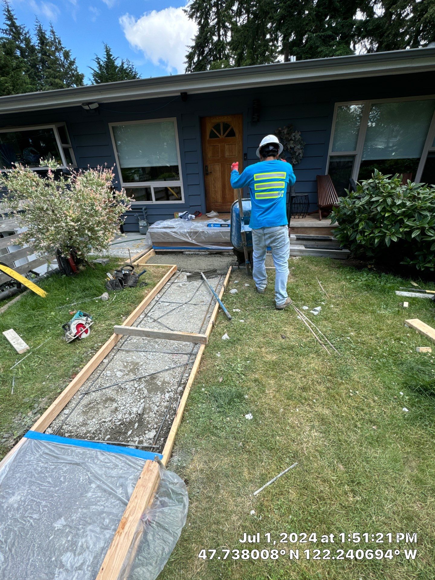 Nathan | Concrete Driveway & Walkway by Jireh Asphalt & Concrete Inc 