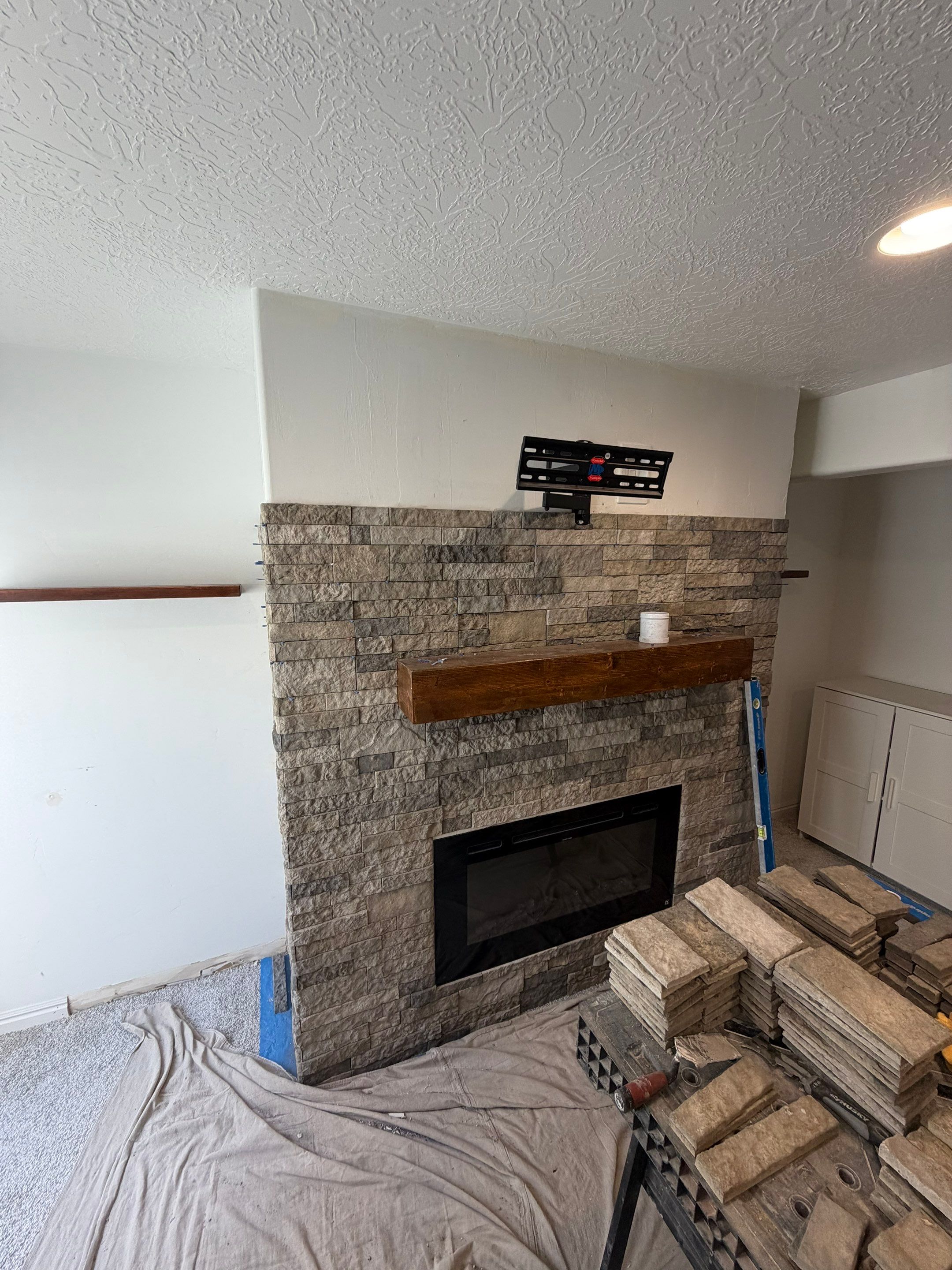 Fireplace Project in Murray by Rudd Builders LLC
