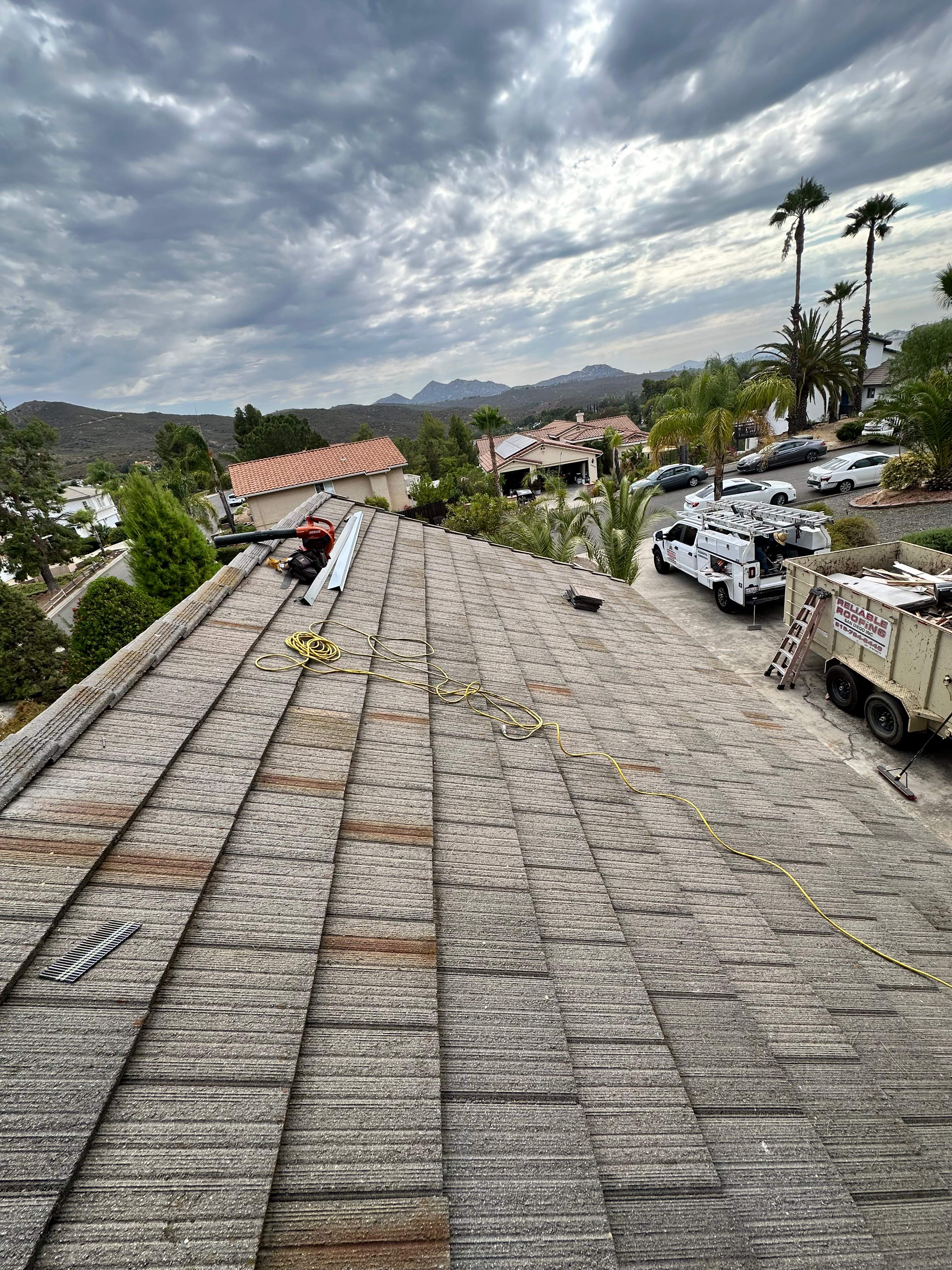 Complete Concrete Tile Relay and Fascia Repair in Ramona by Reliable Roofing San Diego Inc.