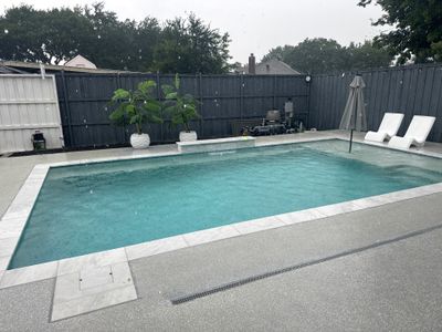 Sleek Modern Geometric Pool