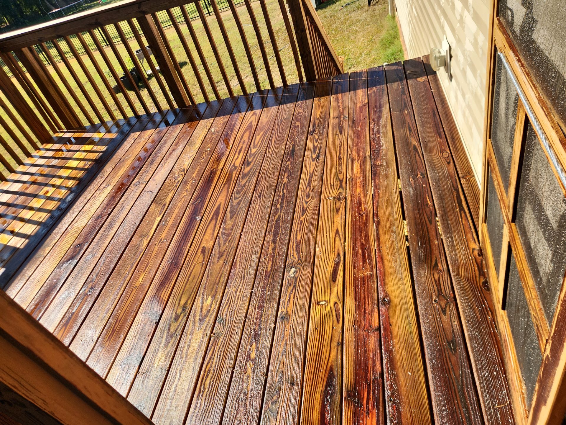 Weathered Deck using Wood Sealant by DuraSeal