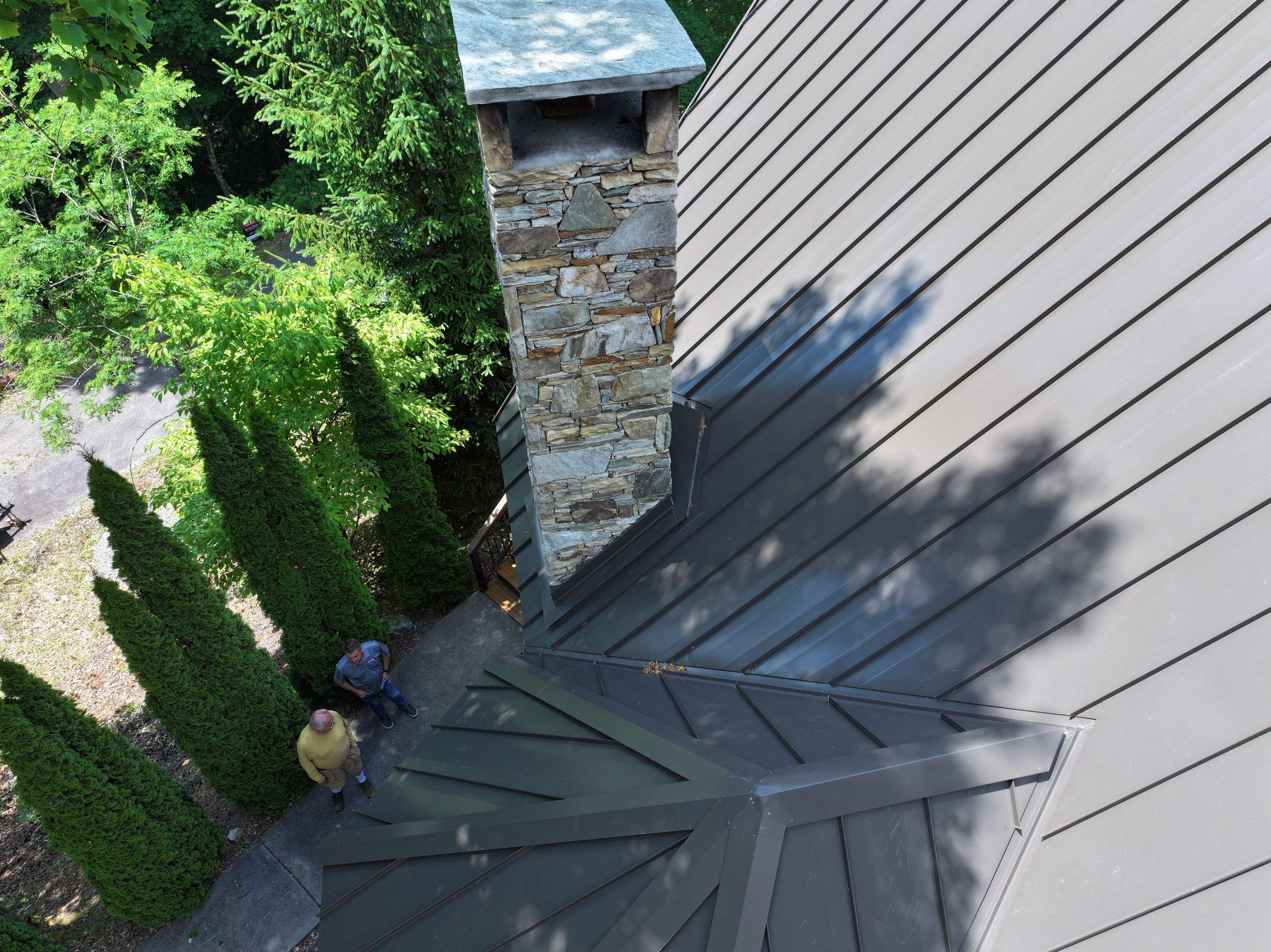 Burnished Slate Standing Seam by Omnia Roofing