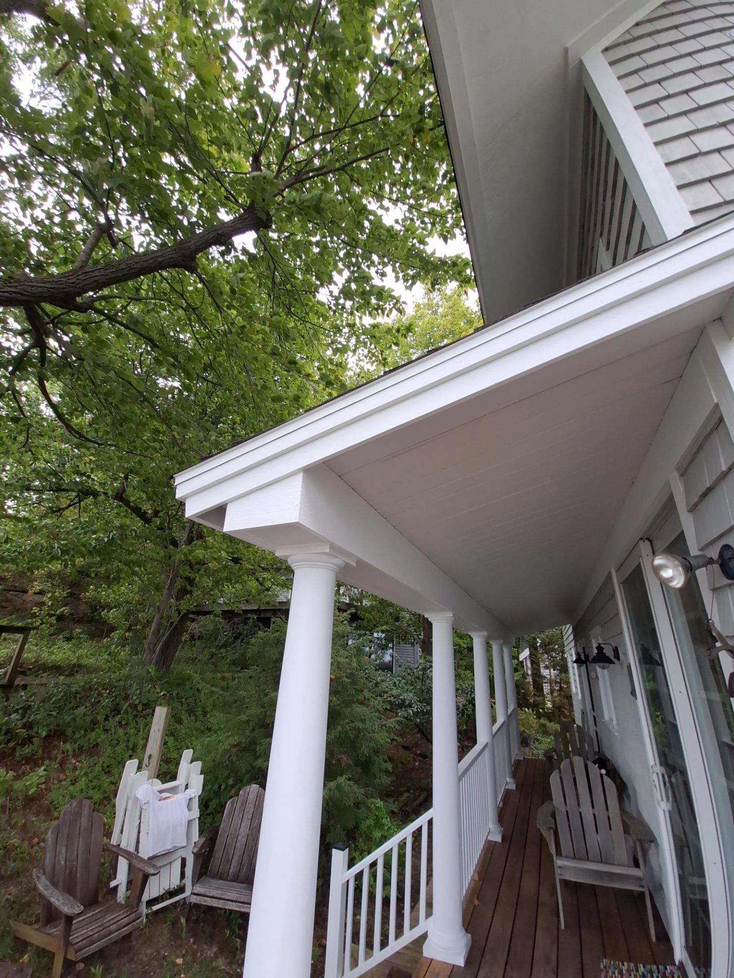 Lakefront Deck Pressure Washing, Exterior Wood Staining, and Painting in West Olive MI by Gordon Painting