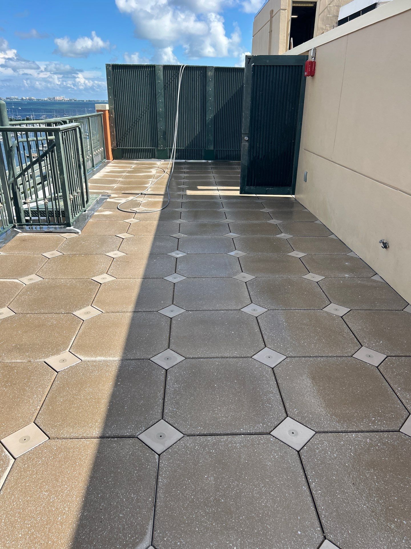 Commercial Rooftop Terrace Waterproofing and Concrete Paver Installation in Miami by AJF ROOFING INC