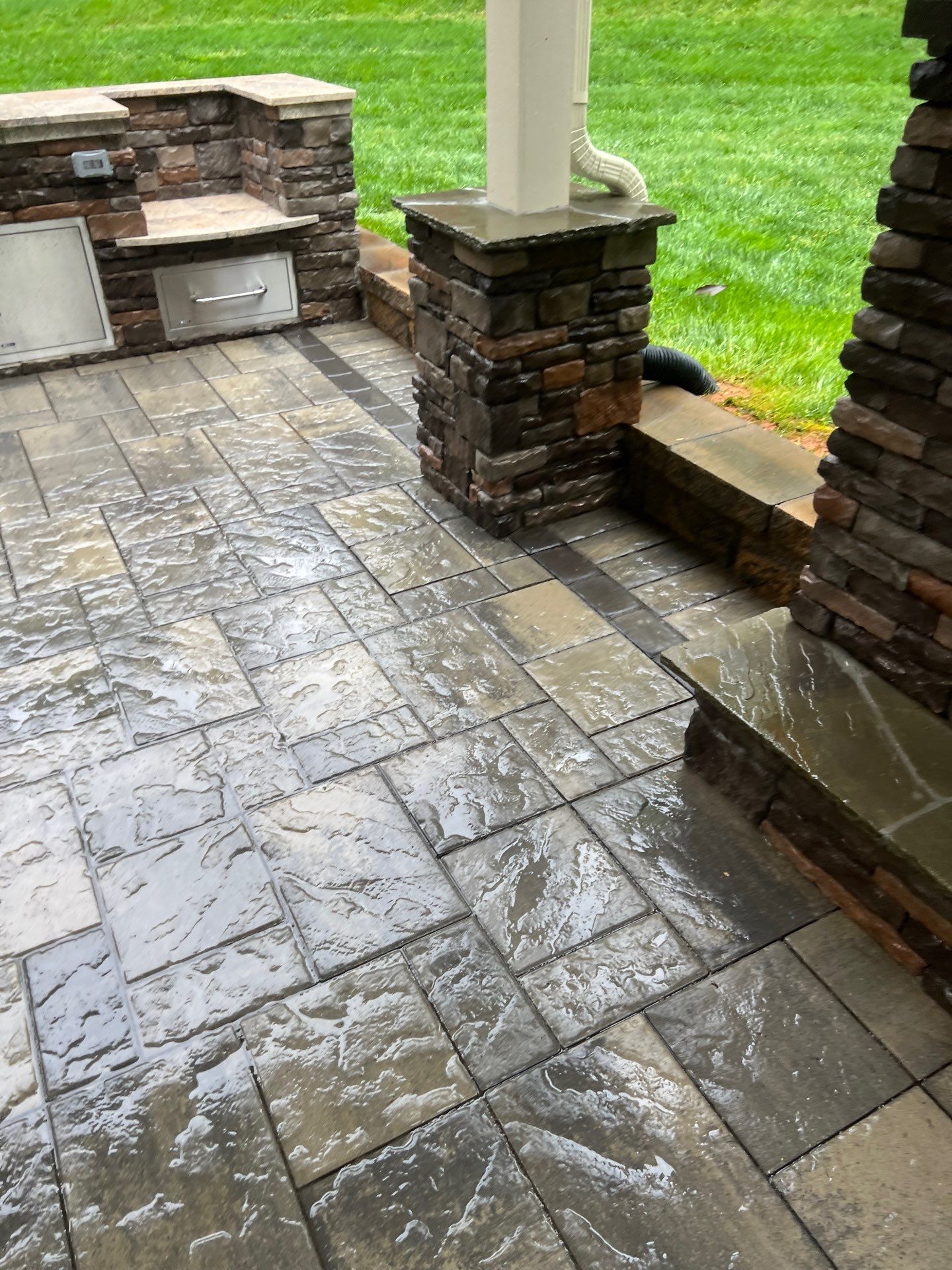 Pavers using Concrete Sealant by DuraSeal