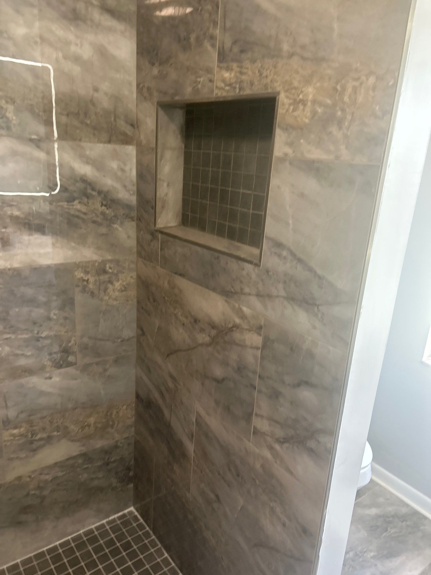 Luxury Bathroom Makeover: Walk-in Shower & Saloon Doors Renovation by urban green energy llc