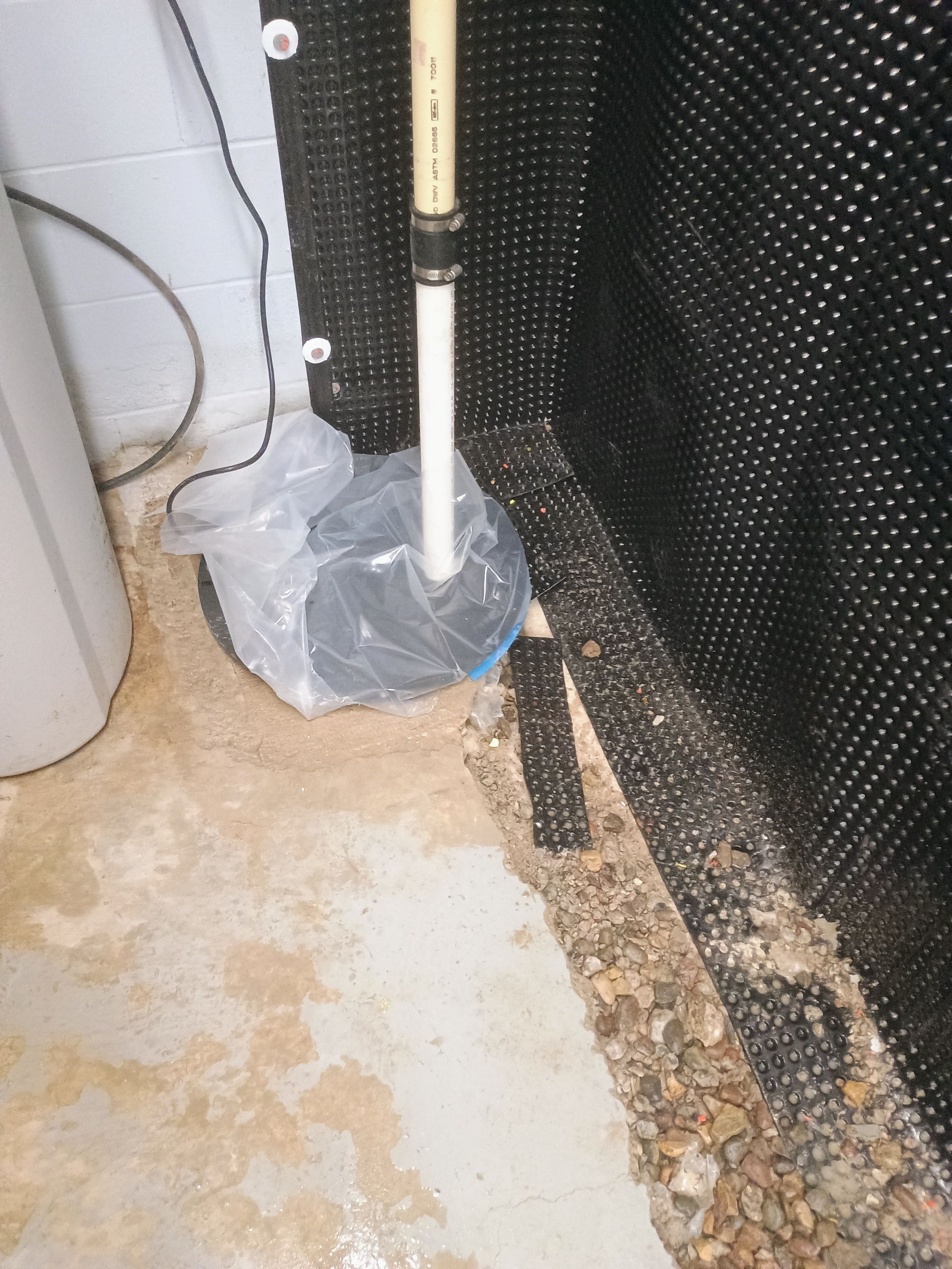 Depressurizing Denny's Basement Wall by Waterproofing Northeast