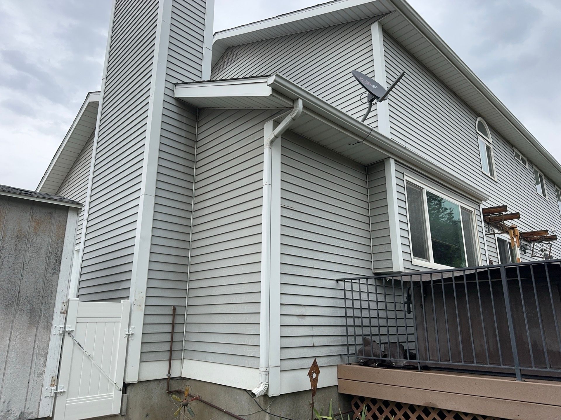 Sandy | Expansive Hardie Upgrade with Custom Accents | Iron Gray by Ideal Siding Utah