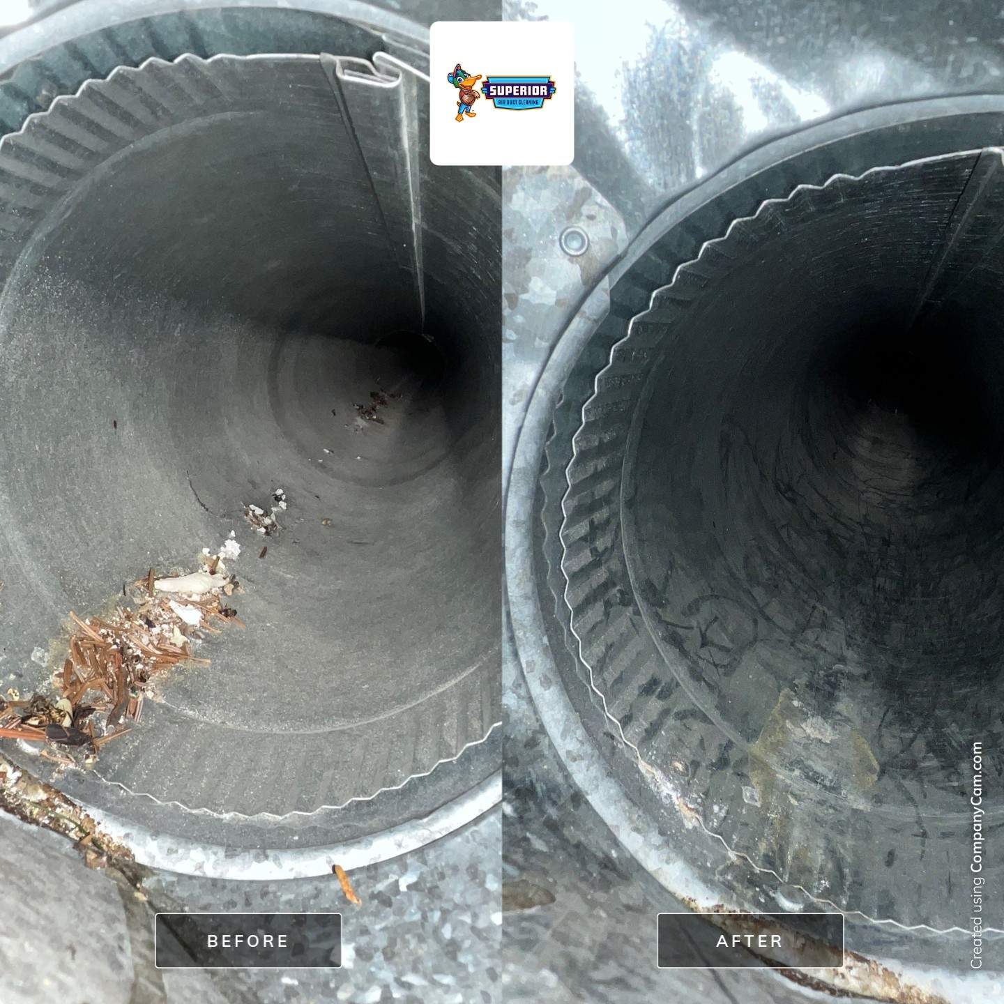 Air Duct Cleaning With a Vacuum Truck in Ellwood City, PA by Superior Air Duct Cleaning