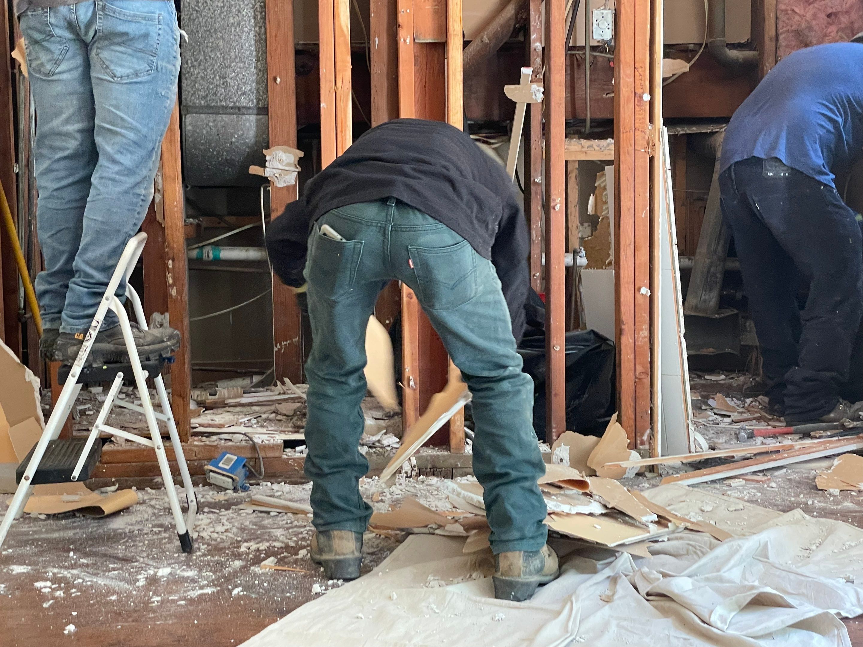 Bathroom Remodel using Tile by Home Concepts Construction