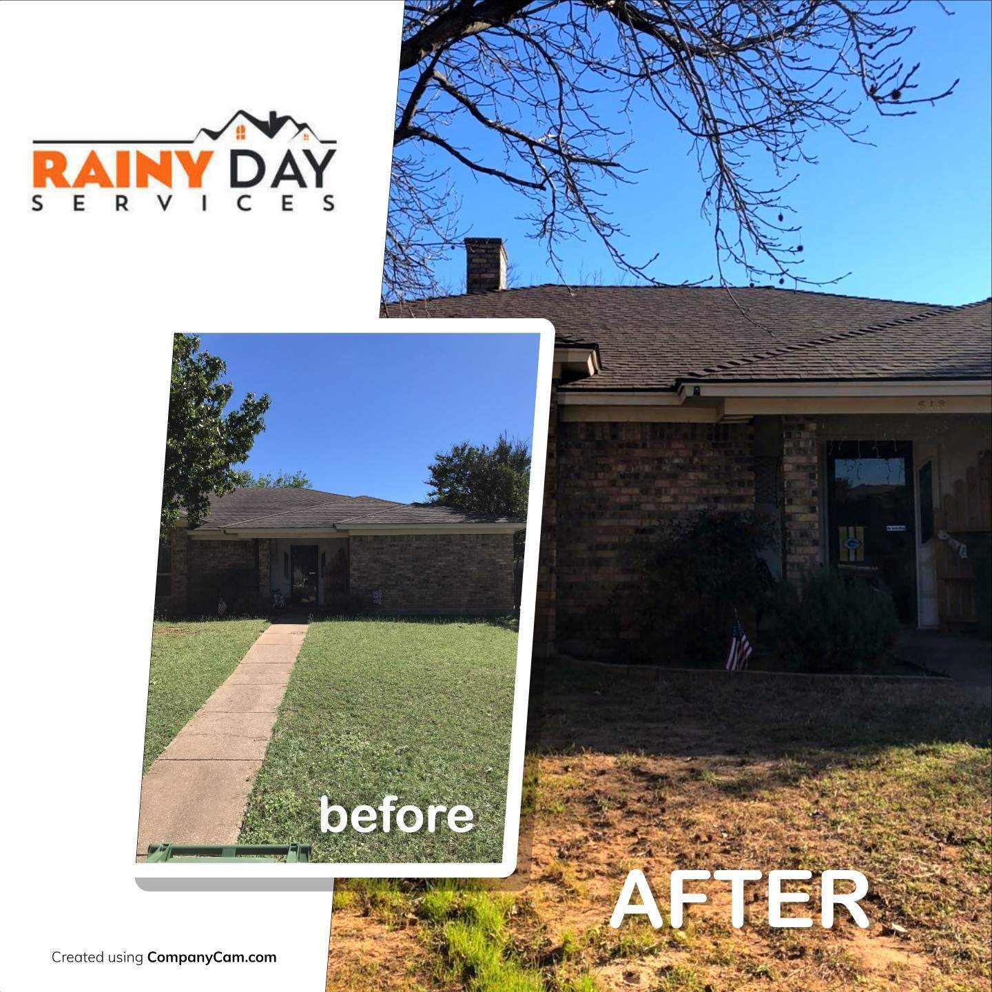 Roof Replacement by Rainy Day Restoration