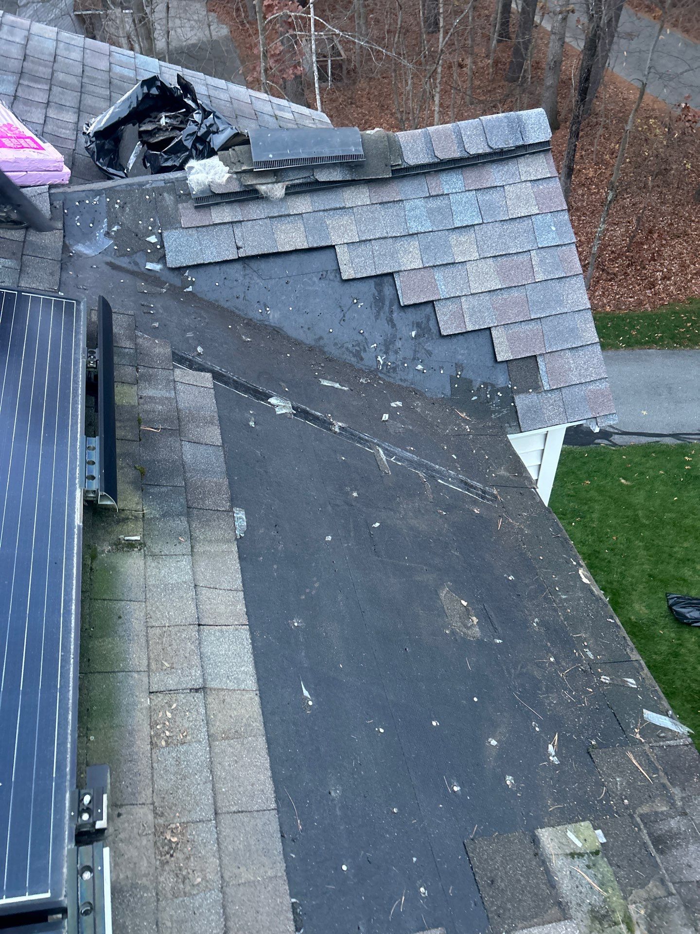 Westford Roof Repair: 1 Square Damaged Section Replacement by Mighty Dog Roofing of Greater Middlesex County