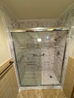 Tub to Walk-in Shower in Austin, 78746