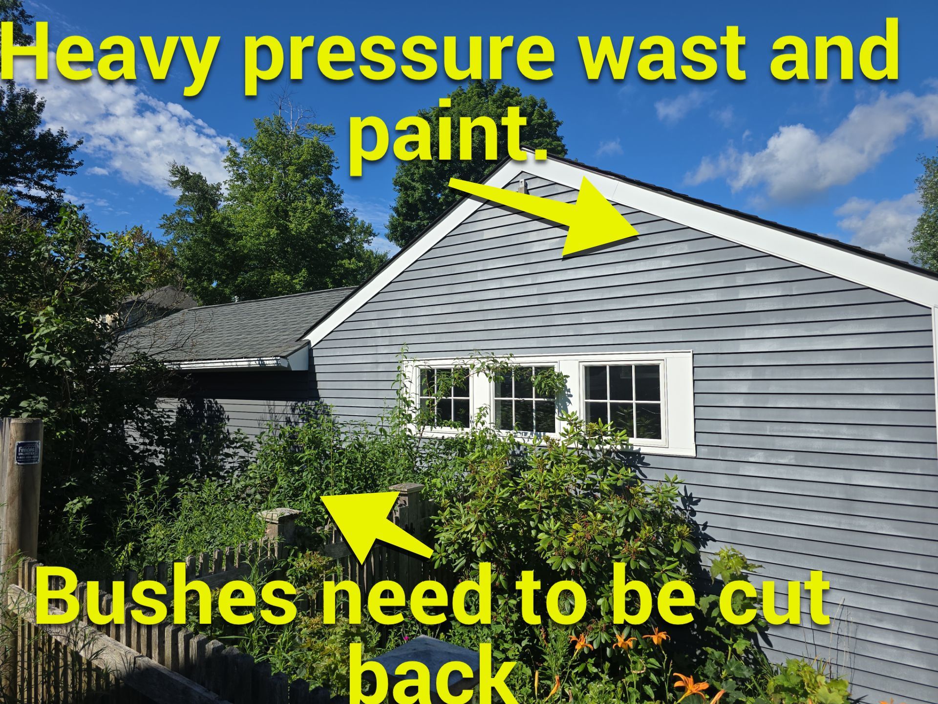 Exterior Painting using Benjamin Moore Regal Select by The Persnickety Painters