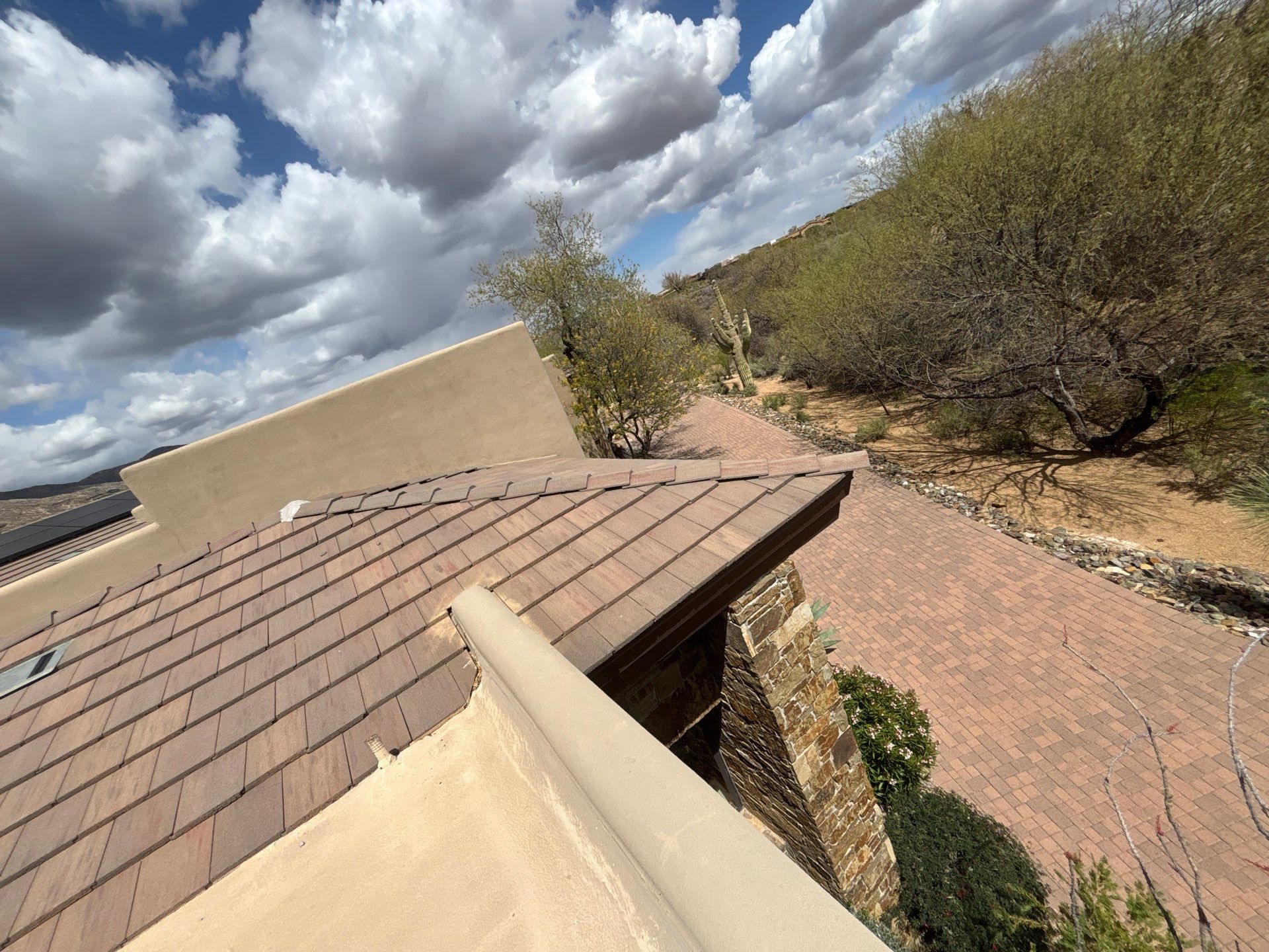 Residential Roofing Repair using Coating/Tile Roof underlayment by C&N Roofing INC