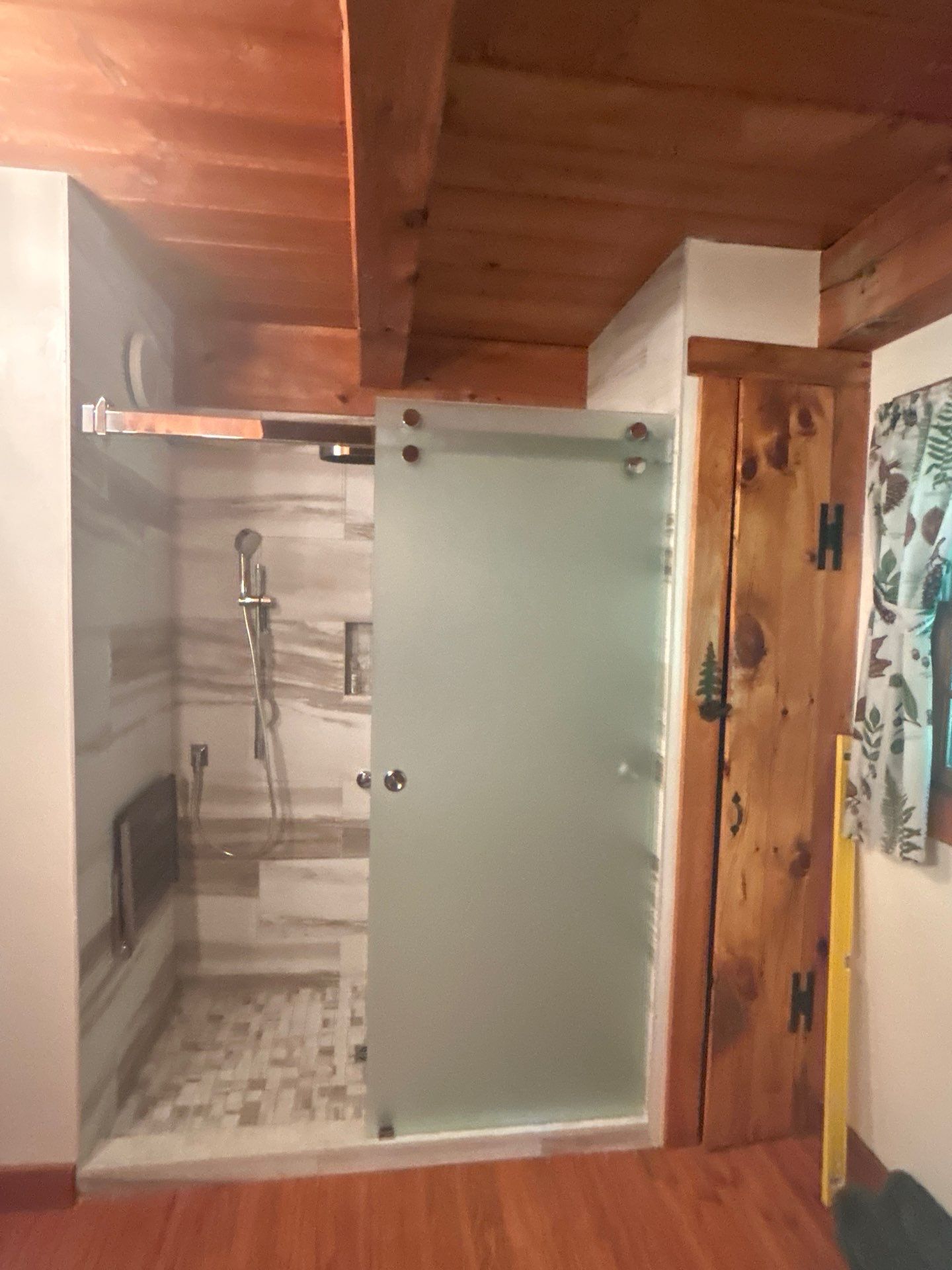 Bathroom Remodel using Alumax Shower by Cheshire Glass Company