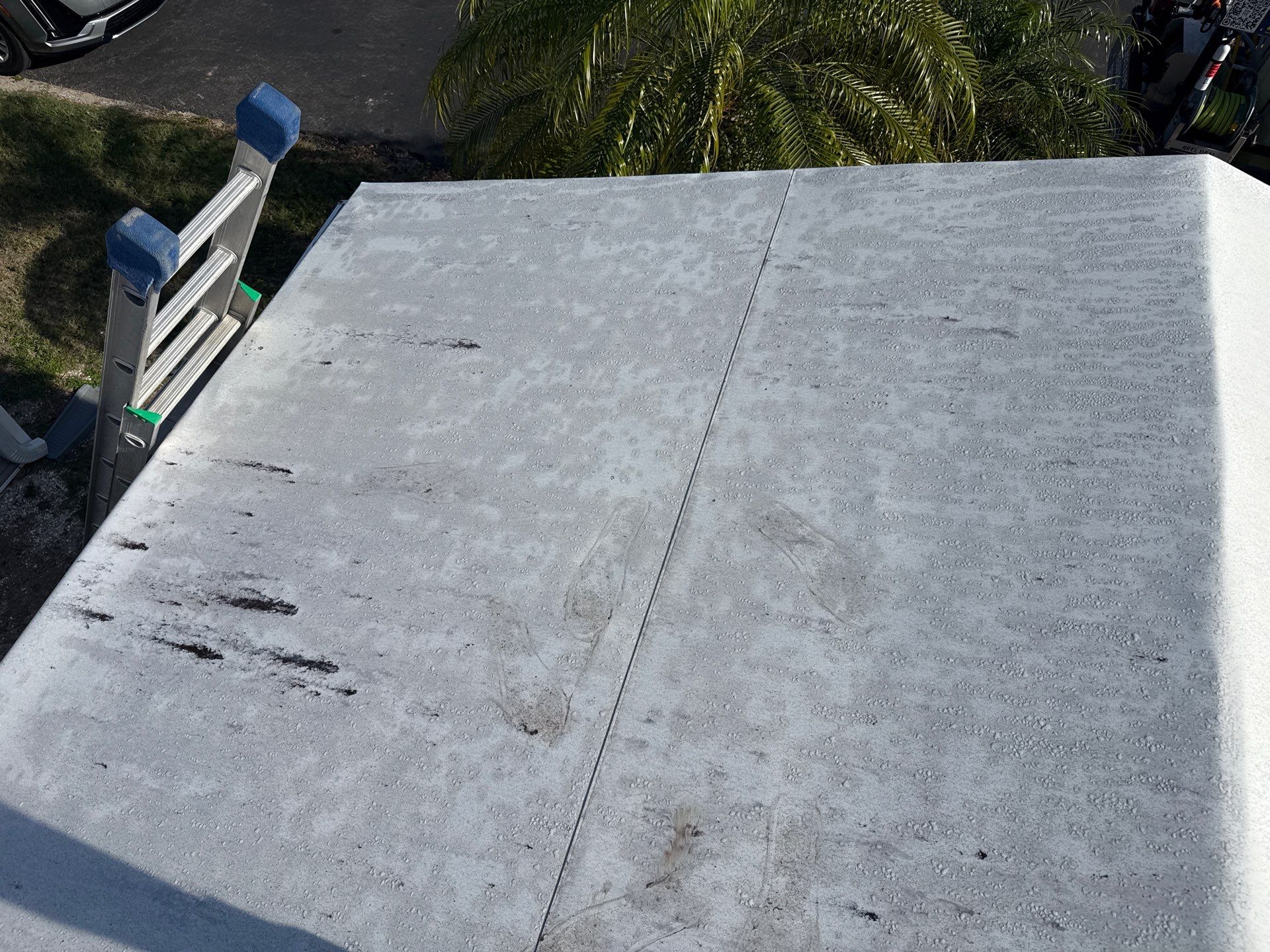 TPO Membrane Roof Cleaning in Fisherman’s Cove RV Resort, Terra Ceia, FL by Sunshine AquaWash