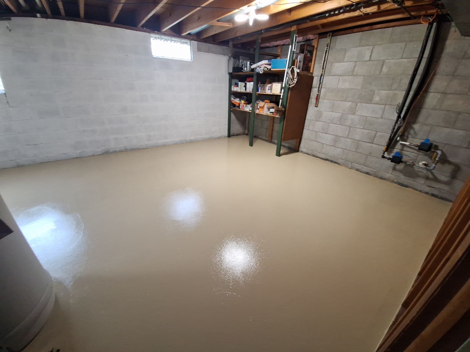 Basement Floor Painting in Norton Shores Michigan by Gordon Painting