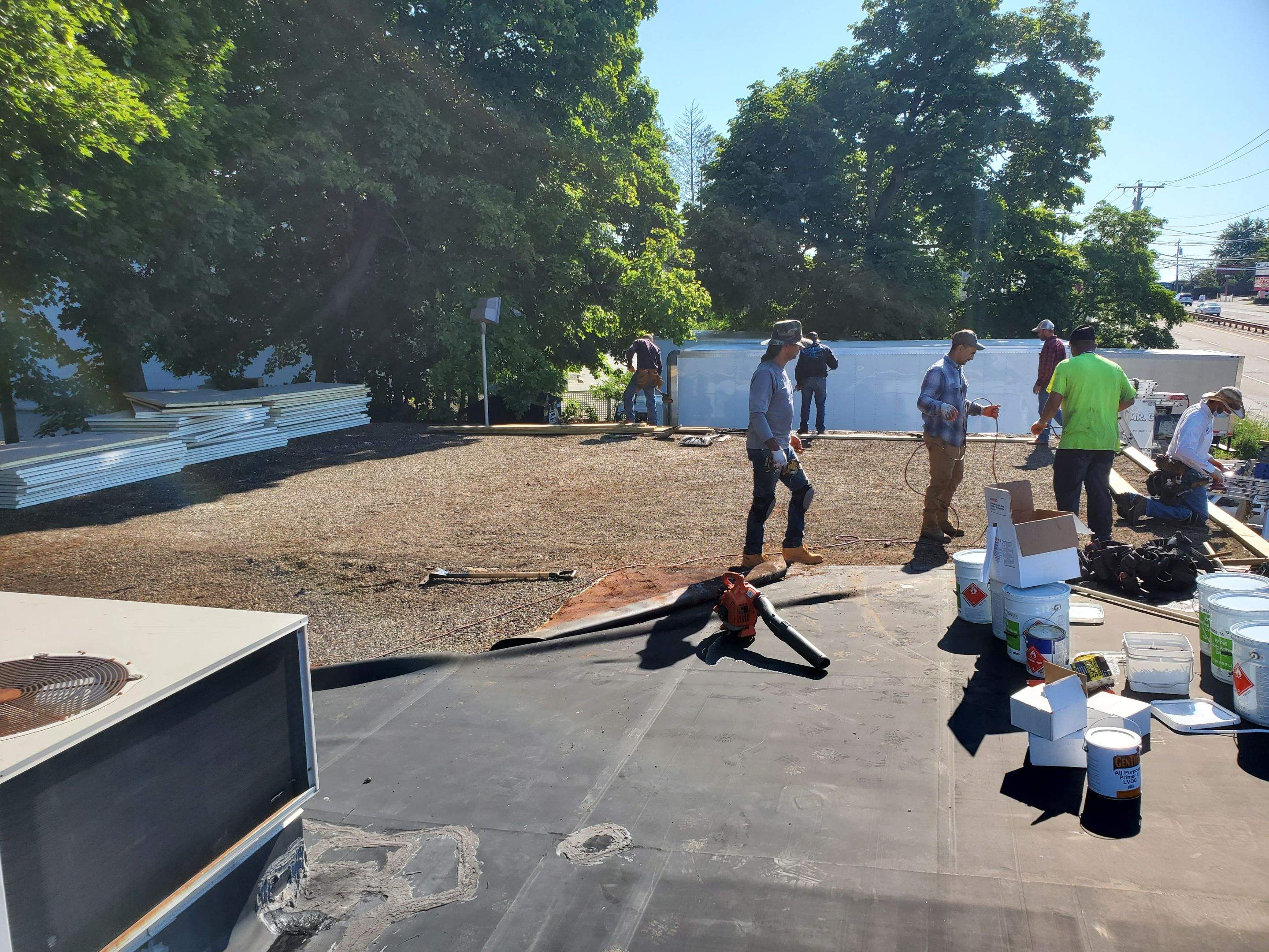 Commercial Roofing Installation using GAF Roofing by UBrothers Construction