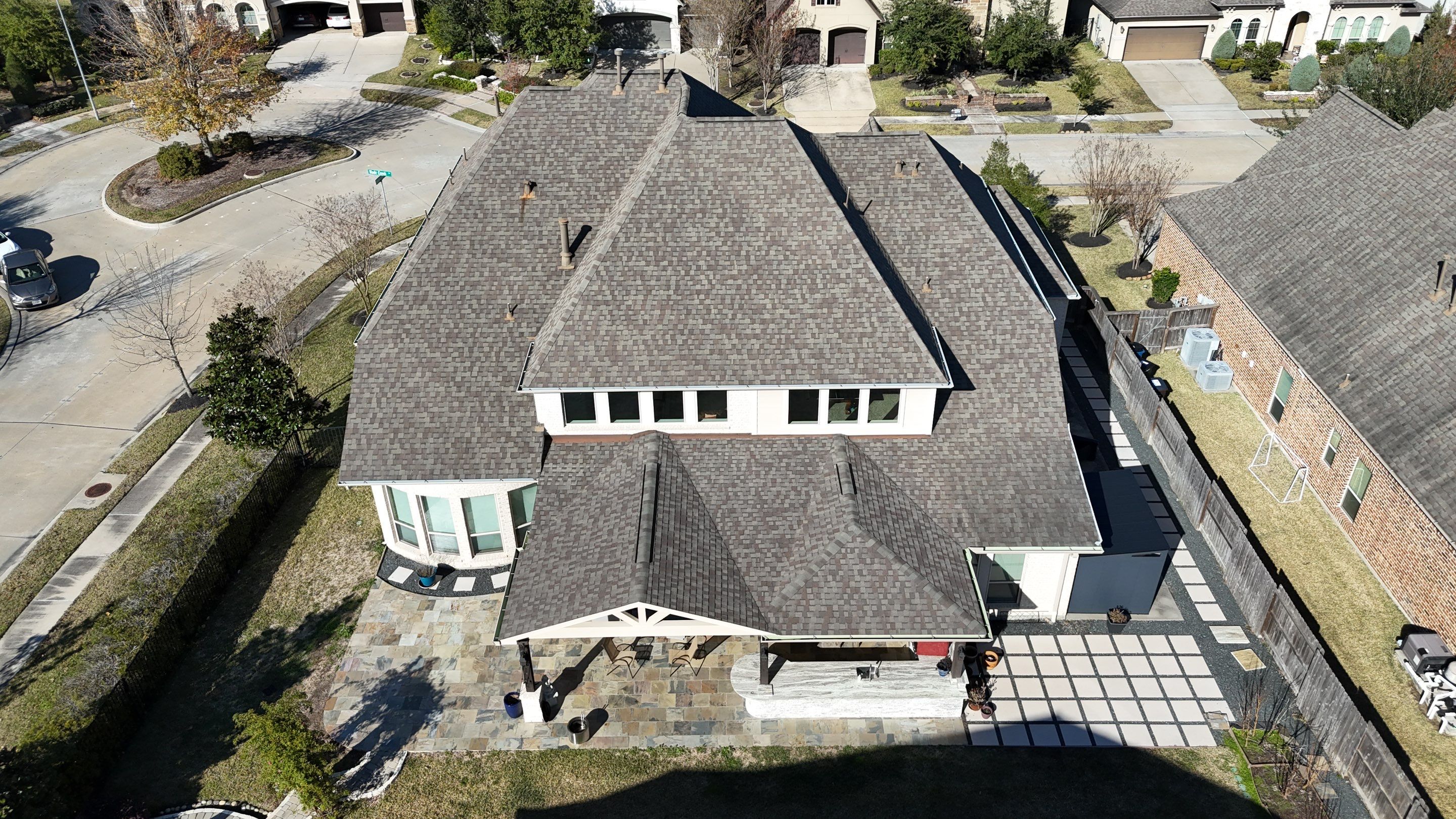 Roof Replacement in Cypress after Customer sustained Hail Damage! by Core Four Roofing