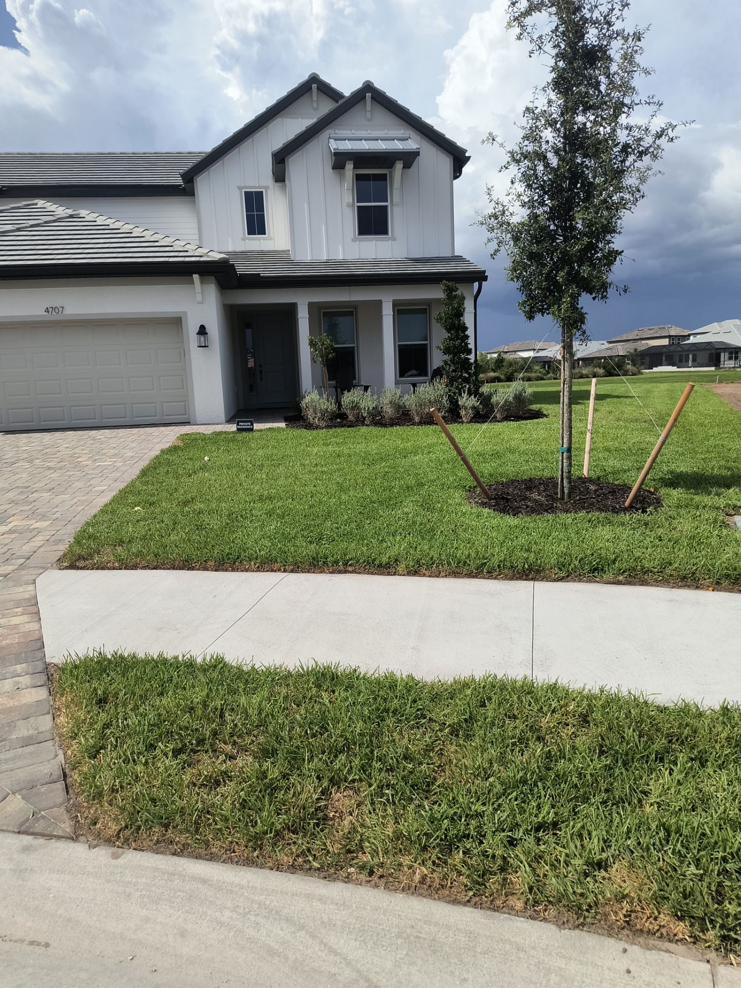 Dark Bronze Gutter Installation in Bradenton FL by Gutter Professors