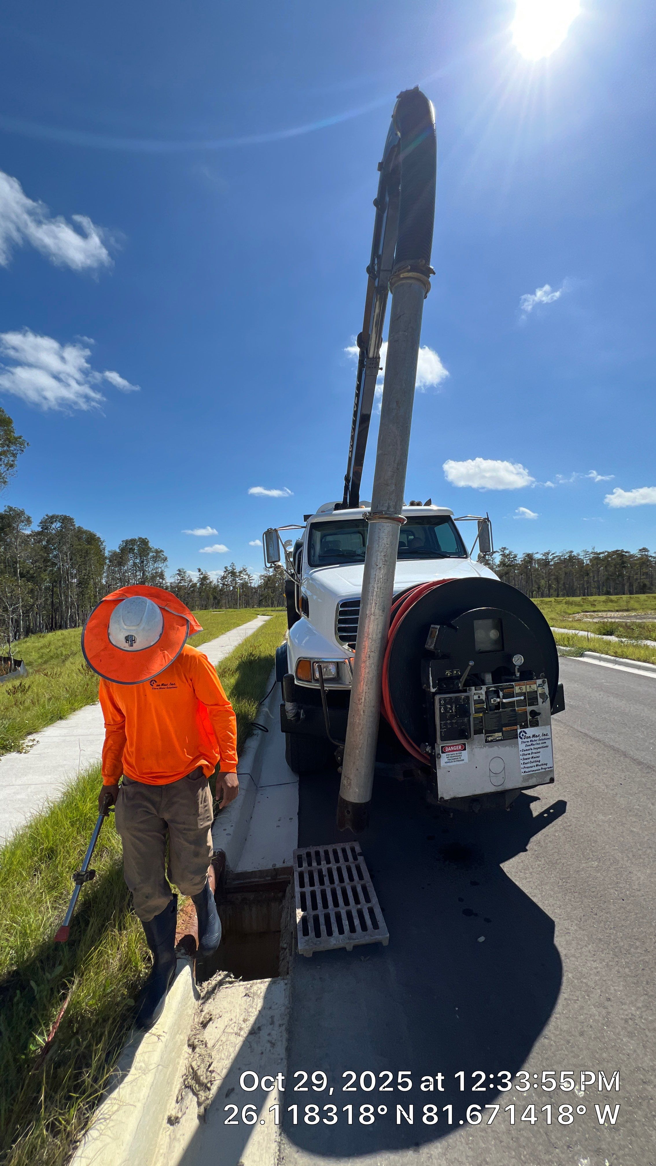 New Construction Road off Rattlesnake in Naples by Don Mar, Inc. Storm Water Solutions