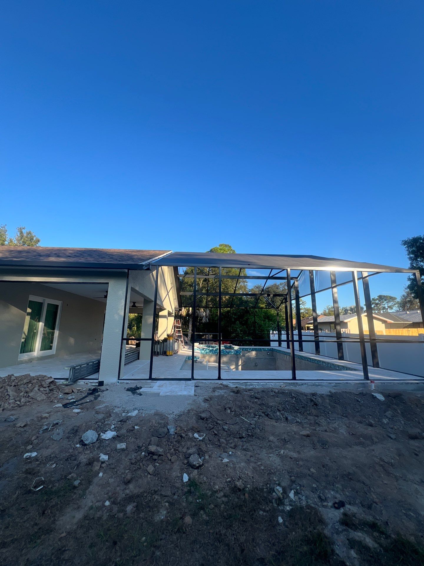 Custom Lanai Renovation in Port Charlotte by Smirnov Construction Inc