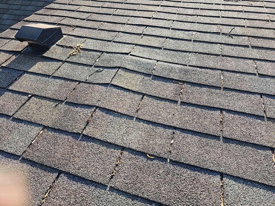 Atlas Pinnacle, Color: Weathered Wood, Drip Edge: Color: Royal Brown by Eagle Eye Roofing