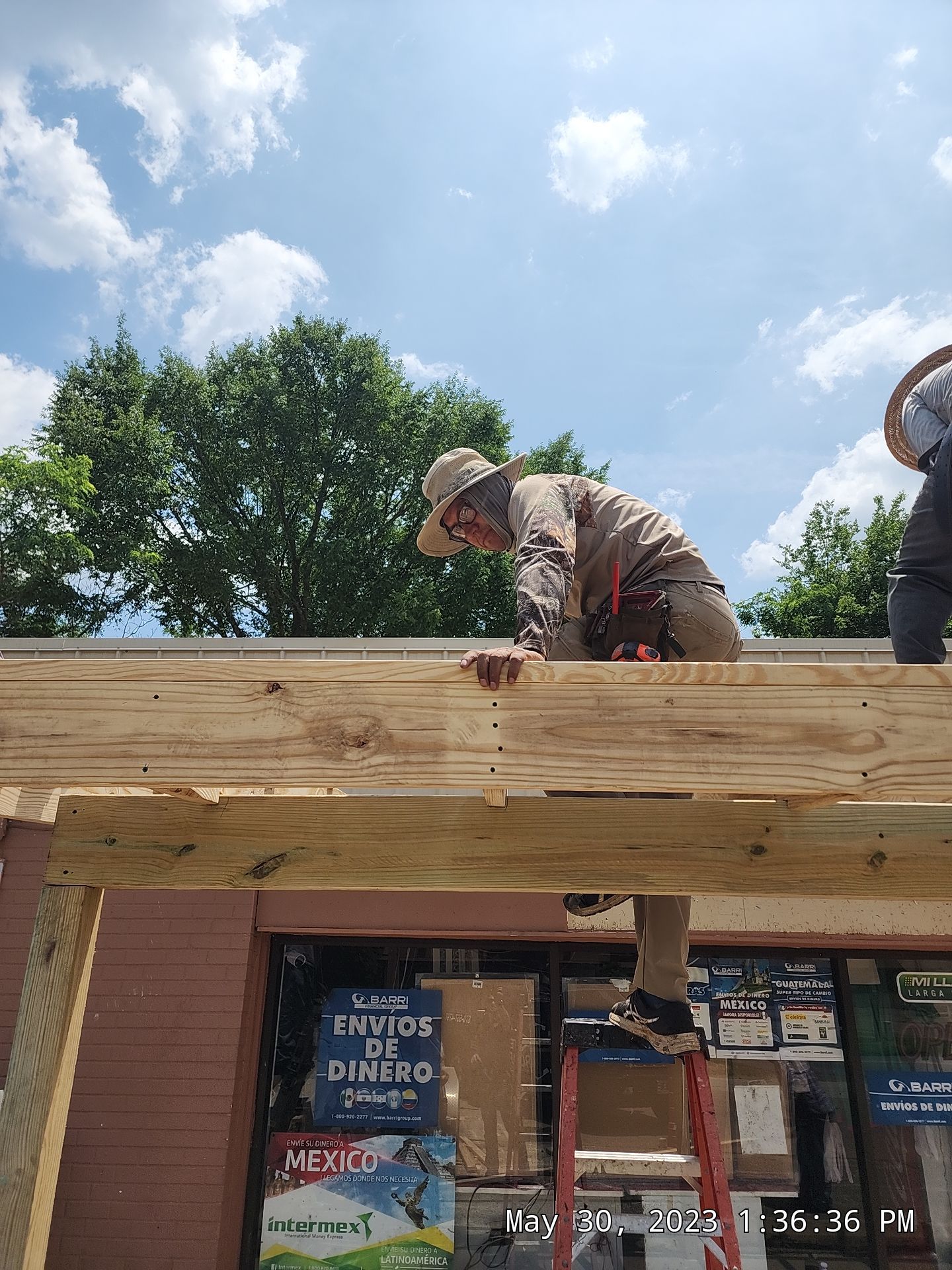 Store Building in Hope by Hostetler Roofing
