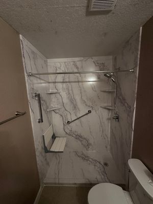 Tub to Walk-in Shower in 78245