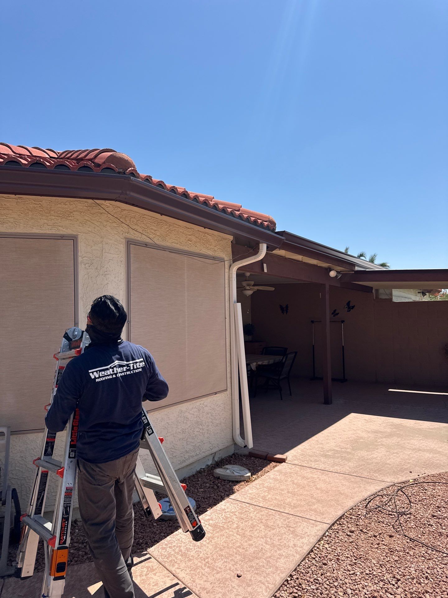 Residential Roof Install using Flat Roofing in Mesa by Weather-Tite Roofing