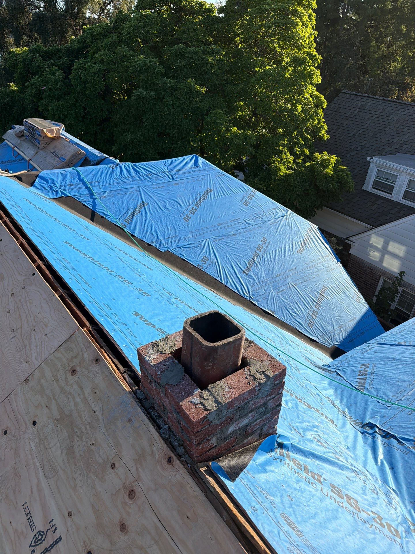 Residential Roofing Installation using GAF HDZ Shingles by Roofing Formula LLC