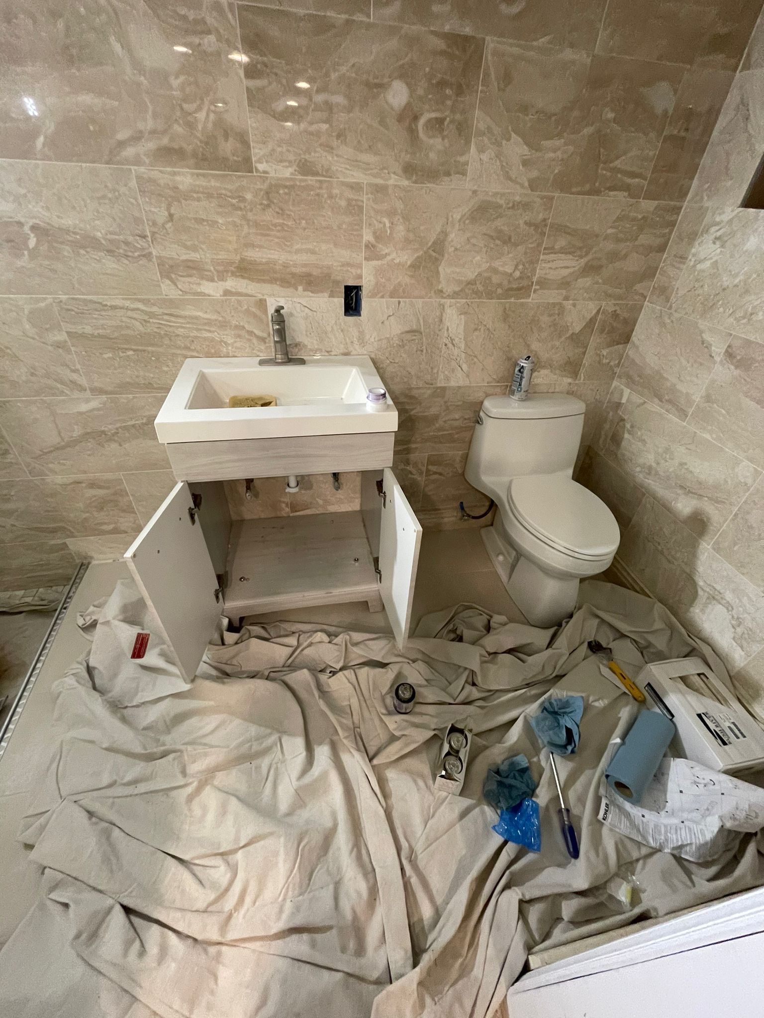 Bathroom Remodel using Tile by Home Concepts Construction