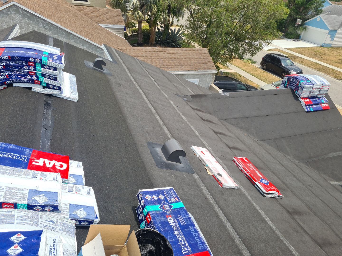 Residential Roofing Installation using GAF by BLUES BROTHERS ROOFING